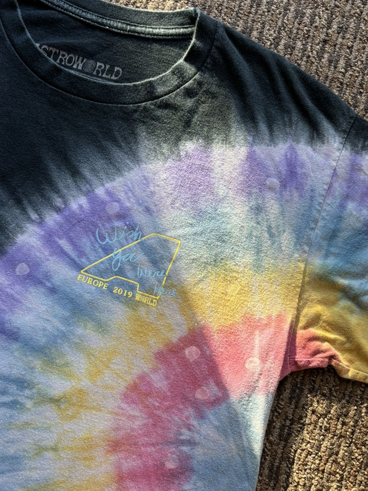 Travis Scott Travis Scott Astroworld 2019 Europe Rap Tee Size US M / EU 48-50 / 2 - 3 Thumbnail