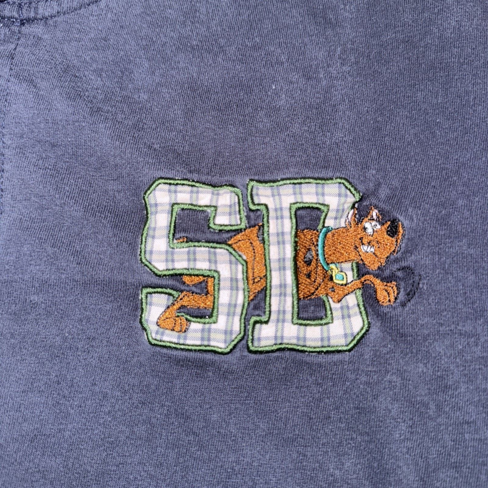 Cartoon Network × Vintage Vintage Scooby-Doo Henley Shirt Navy Blue M Cartoon Network Size US M / EU 48-50 / 2 - 2 Thumbnail
