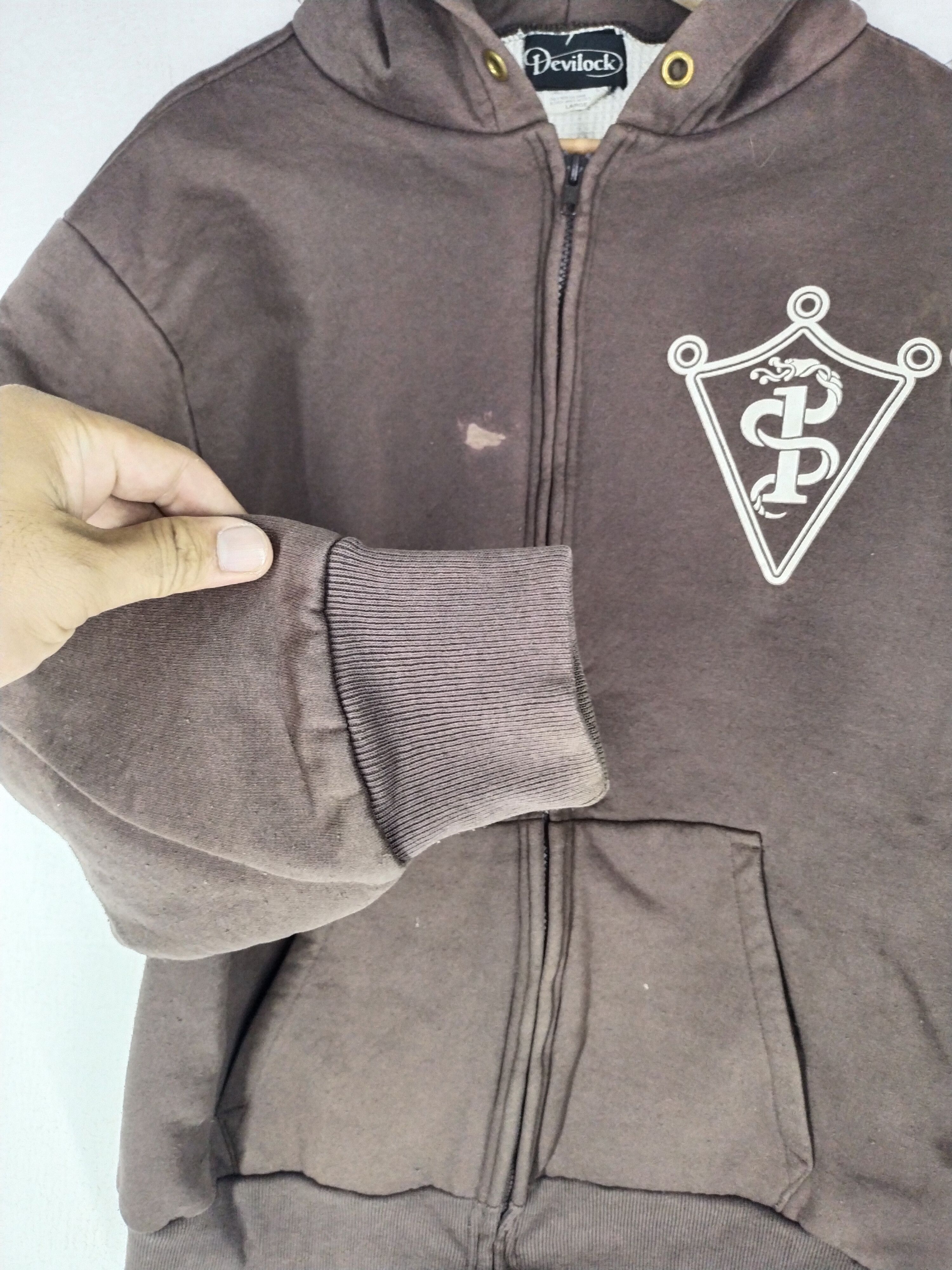 Camber Vintage Camber x Devilock Spellout Logo Faded Hoodie Size US L / EU 52-54 / 3 - 6 Thumbnail