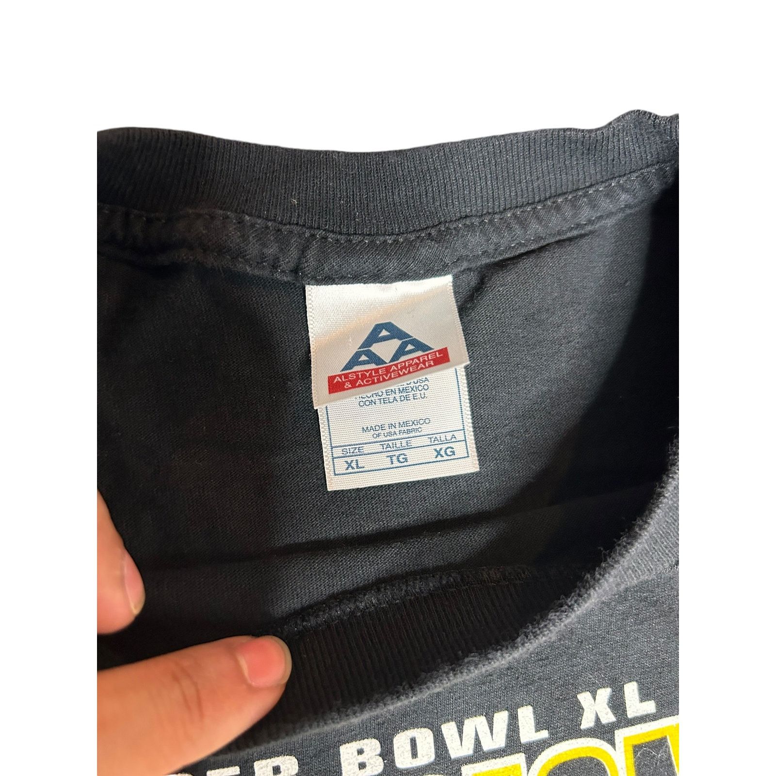 Alstyle × NFL × Vintage Vintage Pittsburgh Steelers NFL Super Bowl Champions T-Shirt Size US XL / EU 56 / 4 - 4 Thumbnail
