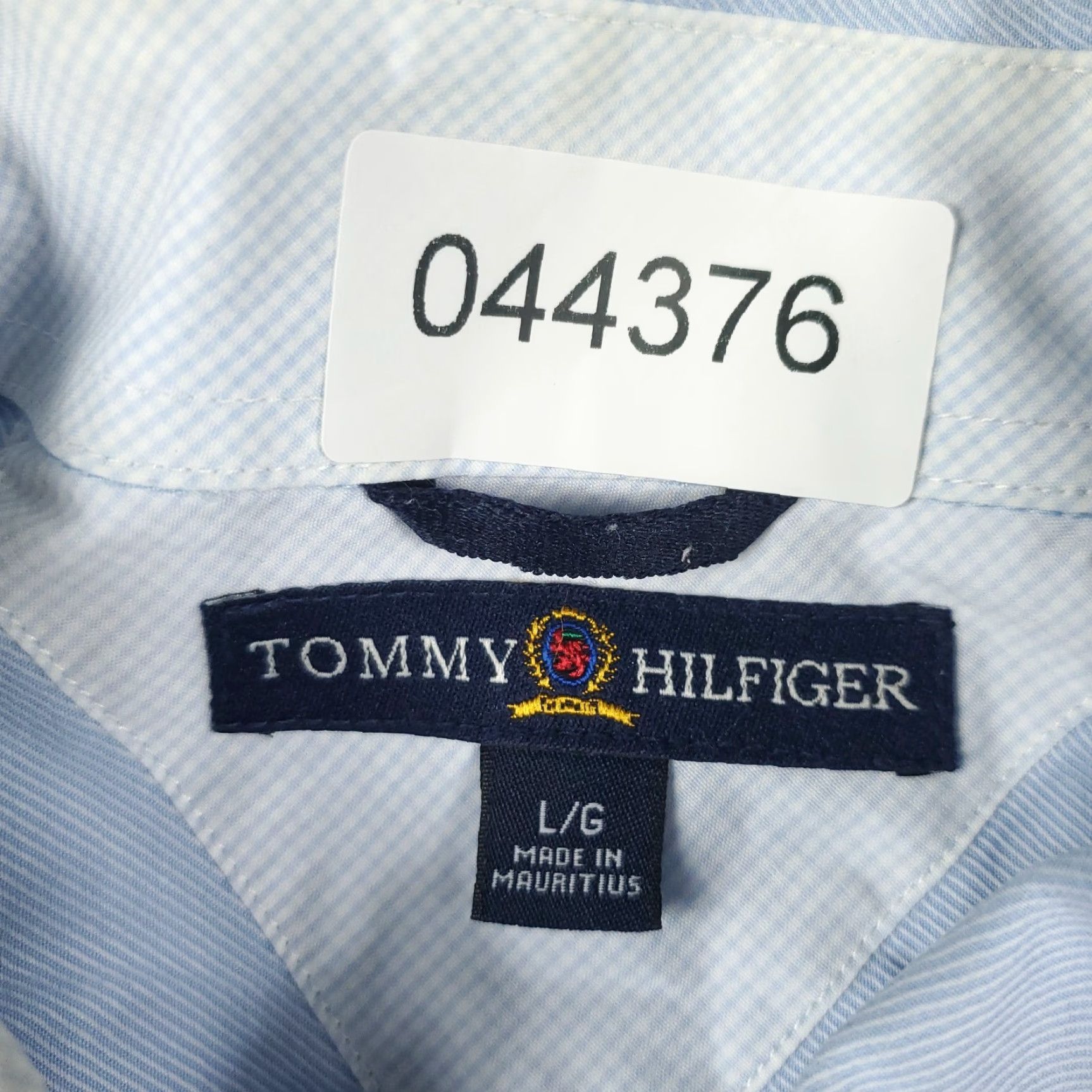 Tommy Hilfiger Tommy Hilfiger Shirt Mens Large Blue Casual Button Up Long Sleeve Size US L / EU 52-54 / 3 - 8 Thumbnail