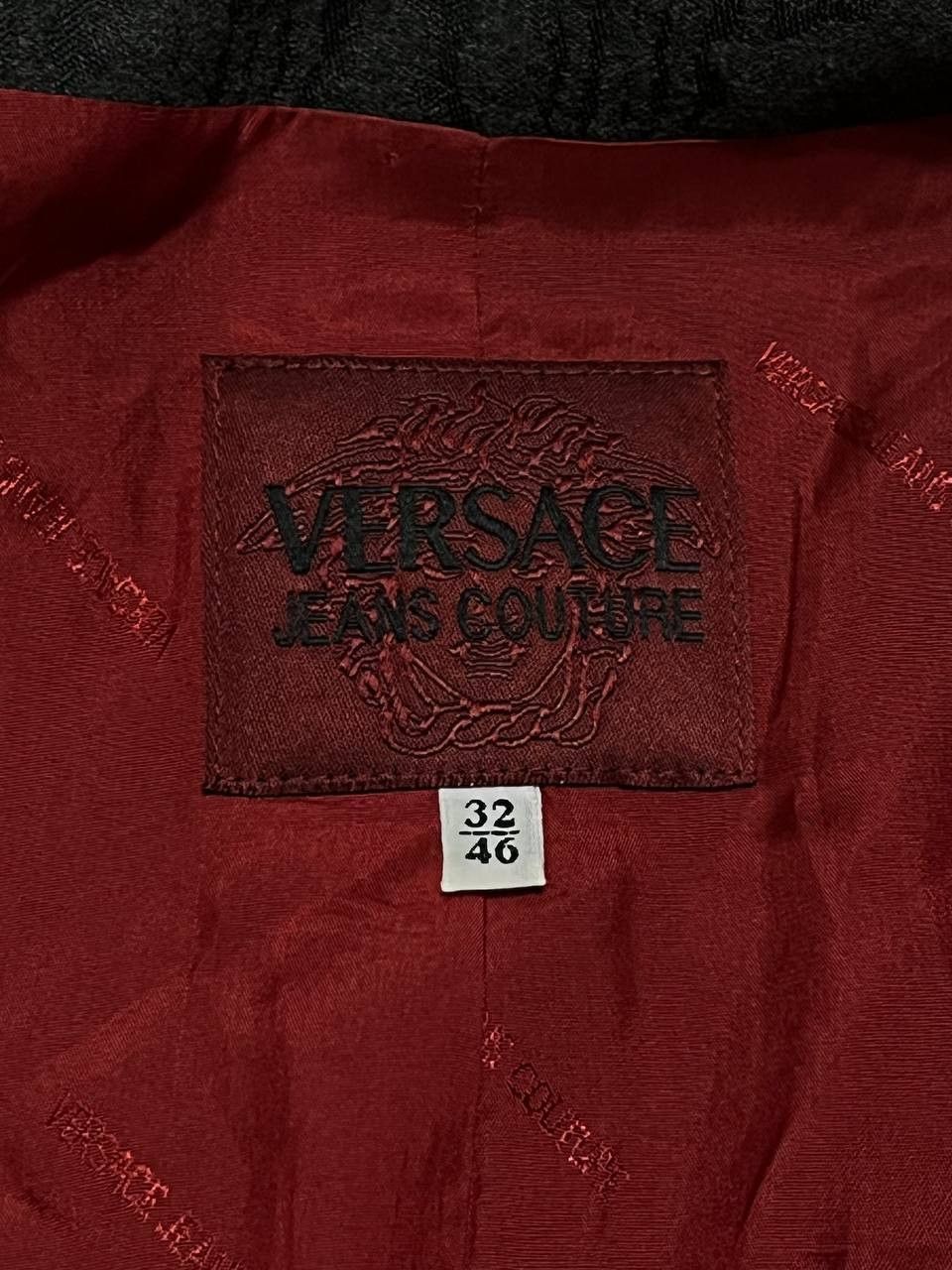 Versace Versace Jeans Couture Women`s Wood Print Blazer Jacket Size L / US 10 / IT 46 - 12 Thumbnail