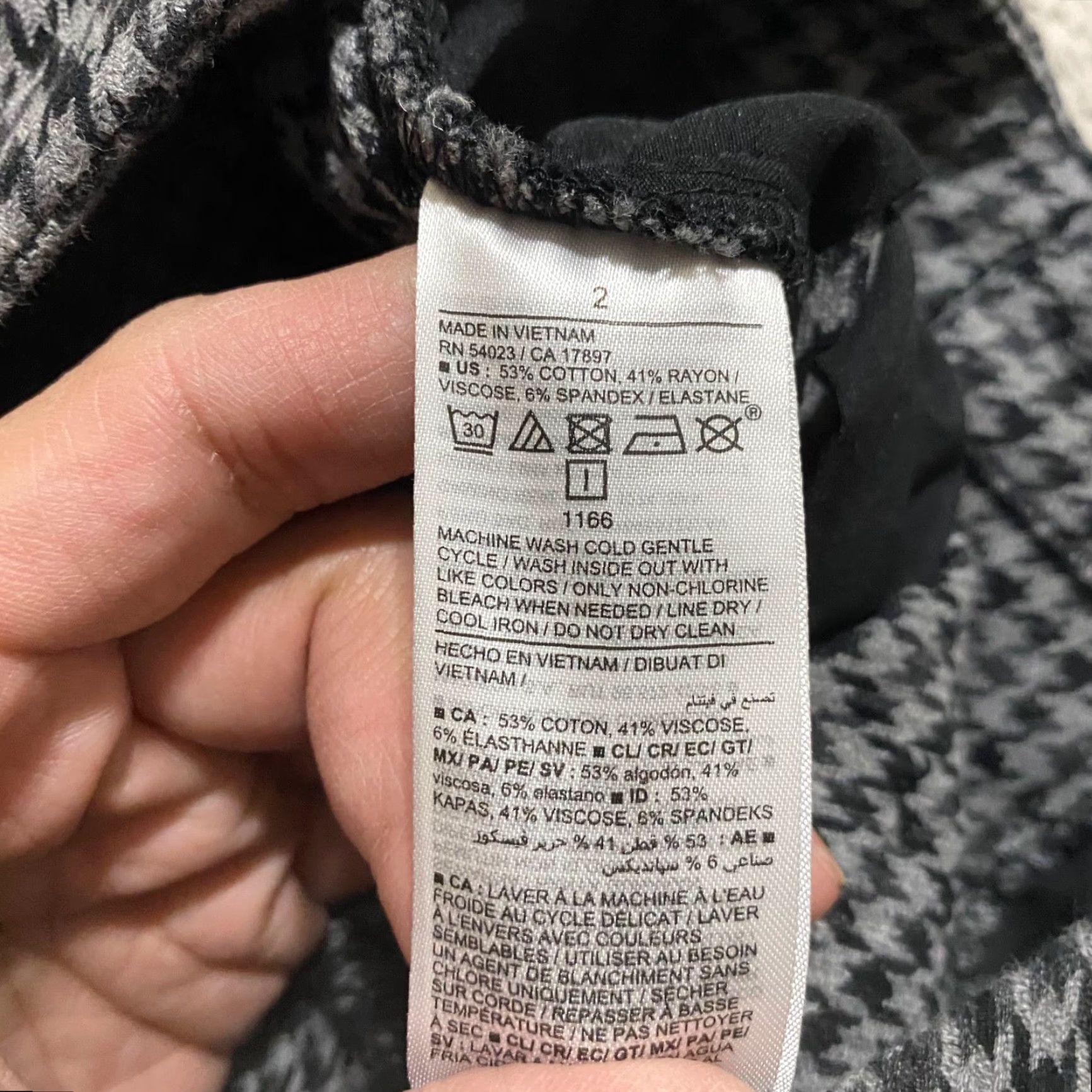 Old Navy Old Navy Womens Pants Gray Plaid Pixie Skinny Ankle High Rise Pockets 2 Size 26" / US 2 / IT 38 - 4 Thumbnail
