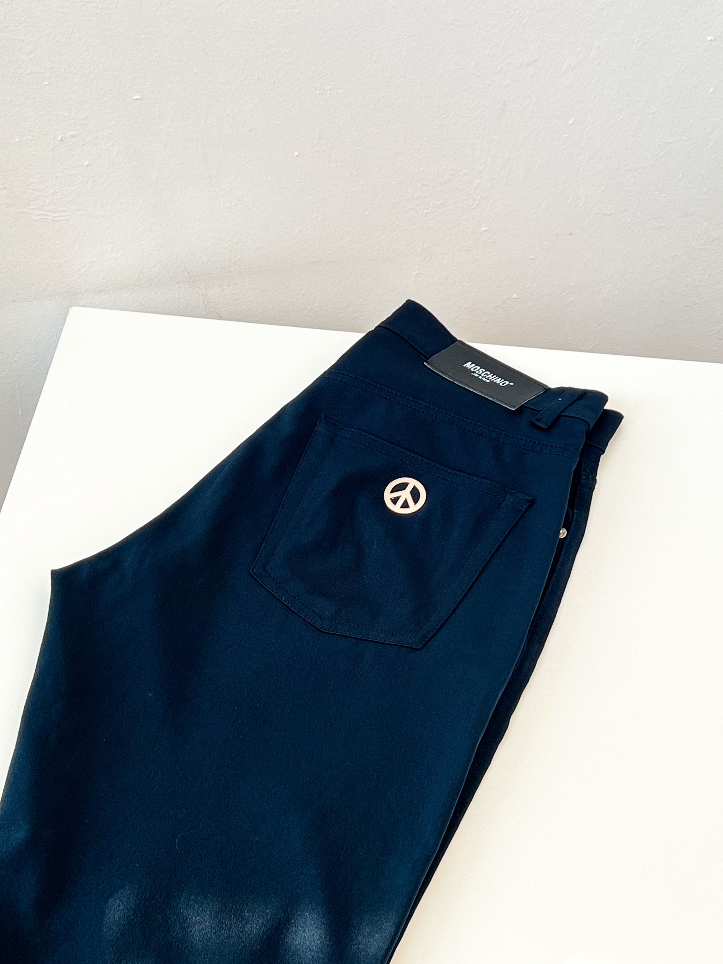 Designer × Moschino MOSCHINO JEANS stretch pants Size US 32 / EU 48 - 1 Thumbnail
