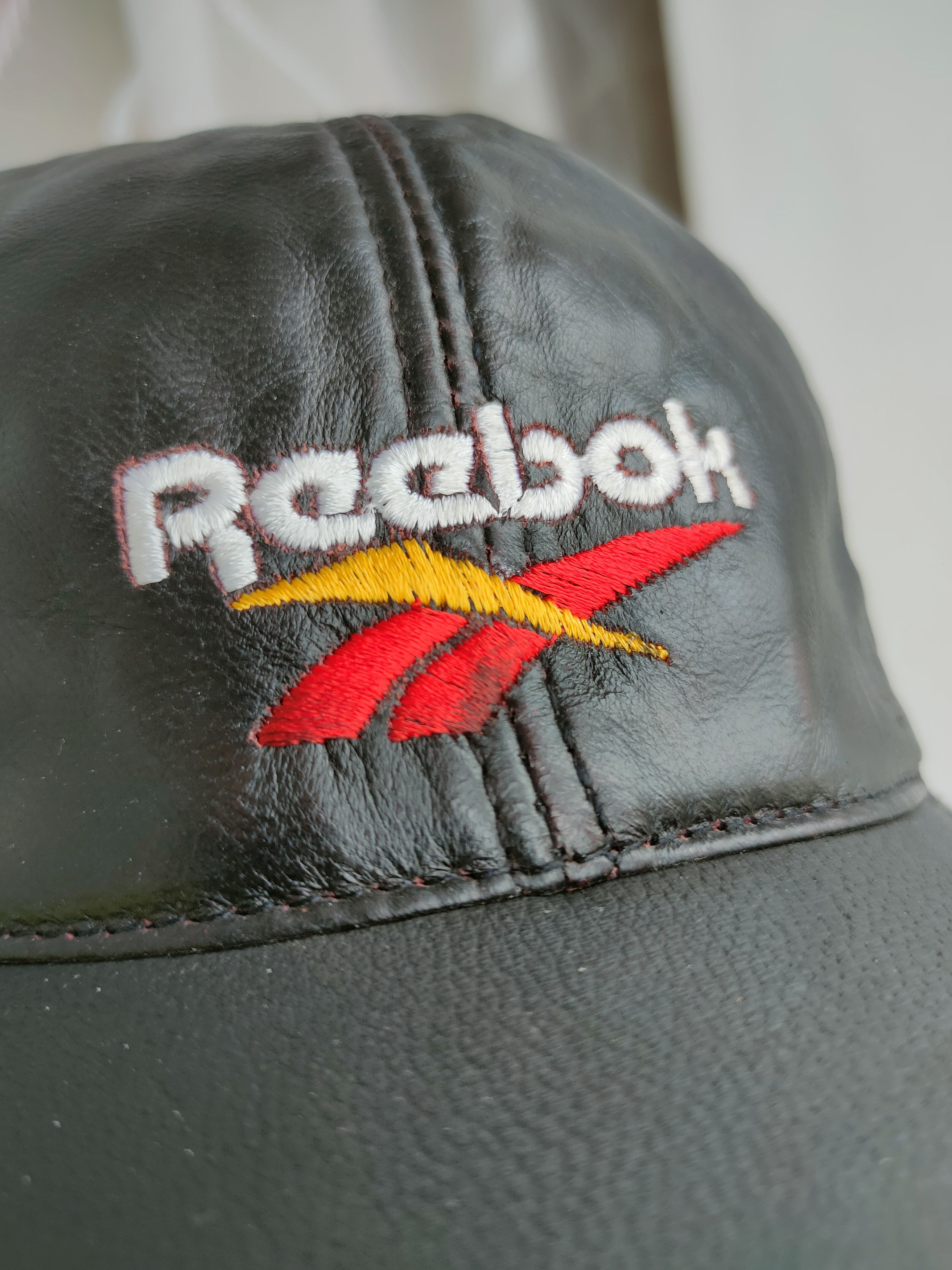 Reebok 80s Very Rare Leather Cap Reebok Not Deep Vintage Cap Reebok Size ONE SIZE - 6 Thumbnail
