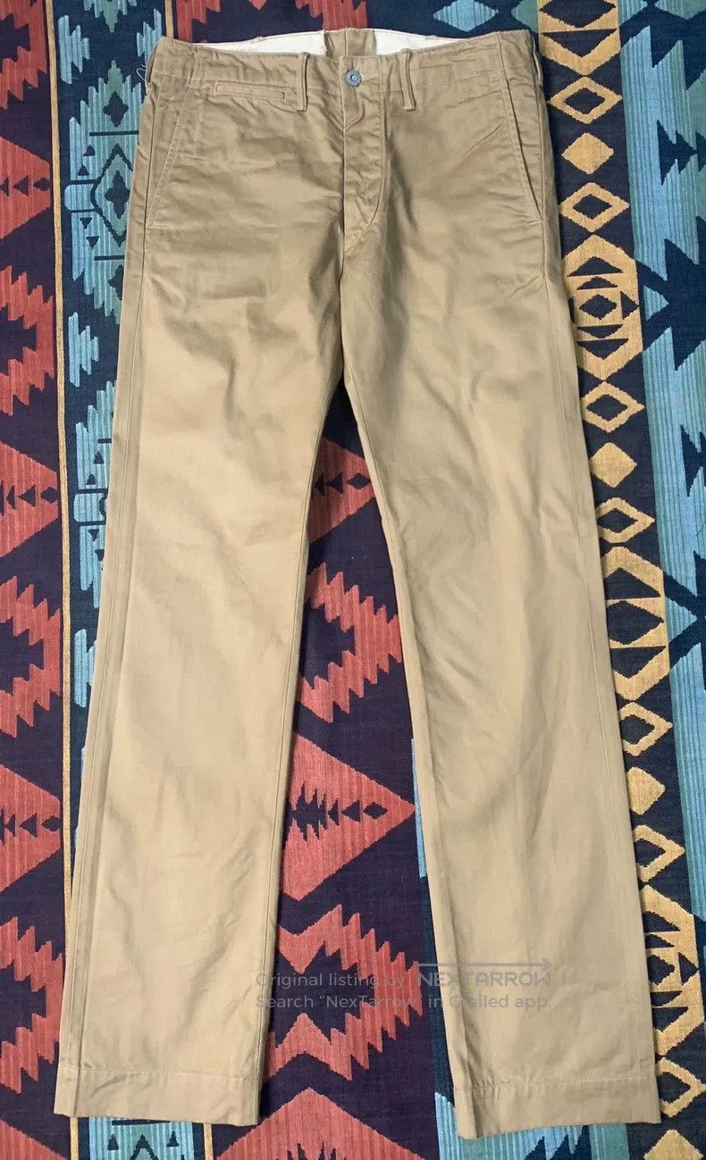 RRL Ralph Lauren RRL Ralph Lauren High Density Stiff Casual Dress Pants Size US 32 / EU 48 - 1 Thumbnail