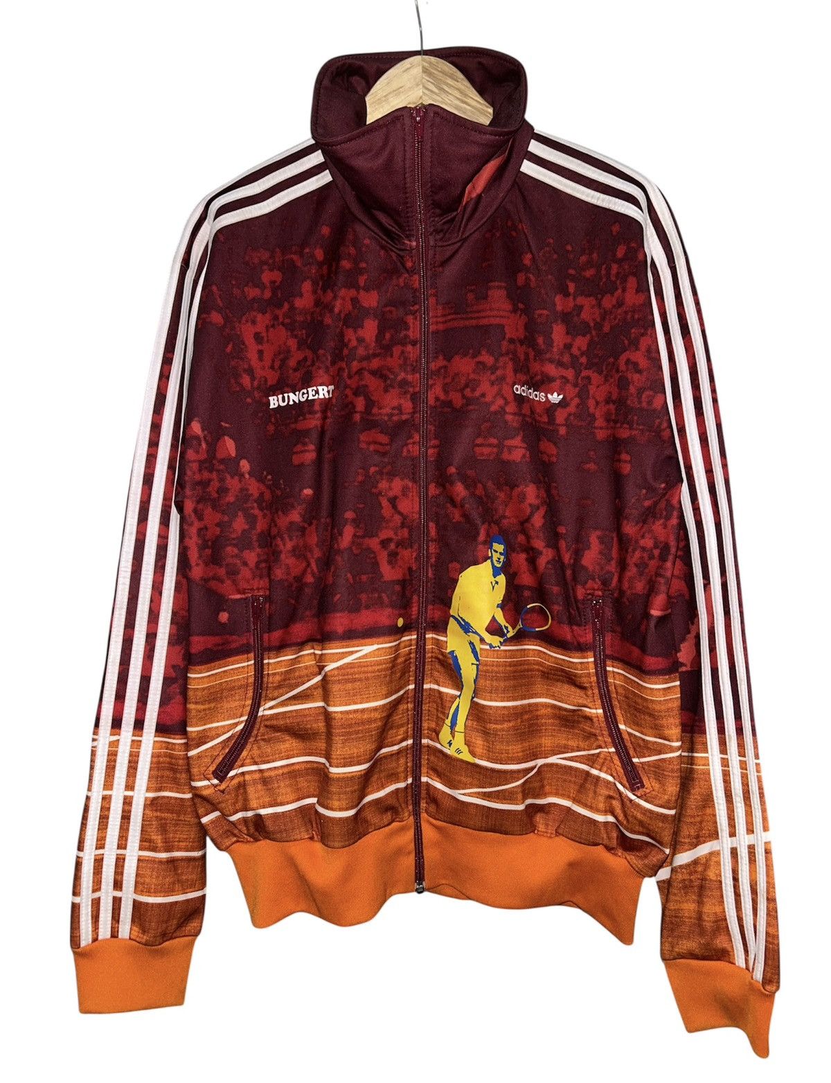 Adidas Adidas Bungert Tennis Jacket Tracktop Size US XL / EU 56 / 4 - 1 Thumbnail