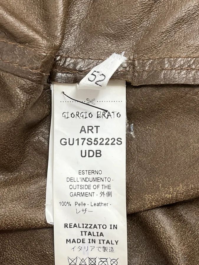 Giorgio Brato 2000s Giorgio Brato Brown Suede Leather Zip-up Jacket Size US M / EU 48-50 / 2 - 11 Thumbnail