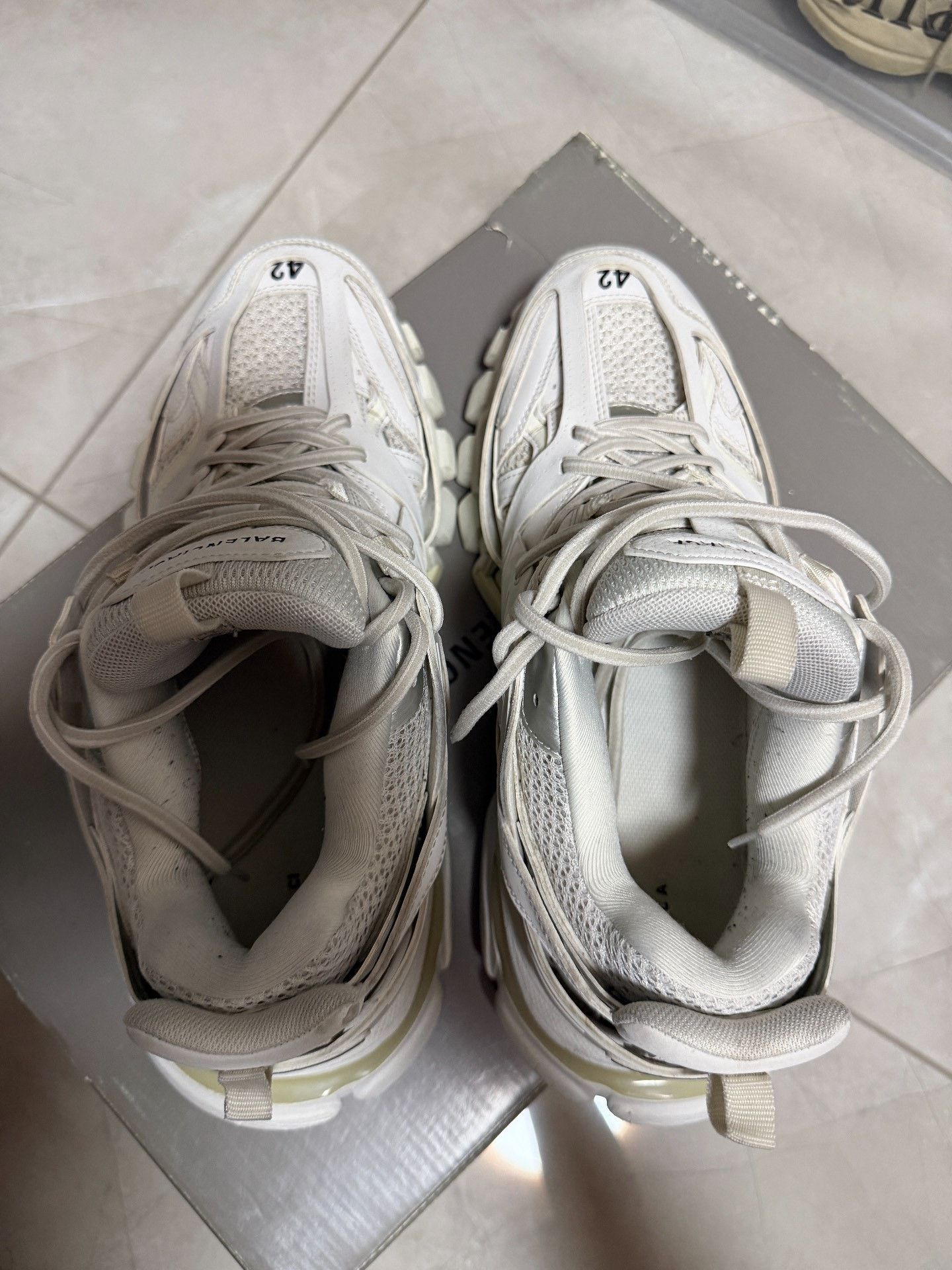Balenciaga Balenciaga Track 3.0 Sneakers White Size US 9 / EU 42 - 3 Thumbnail