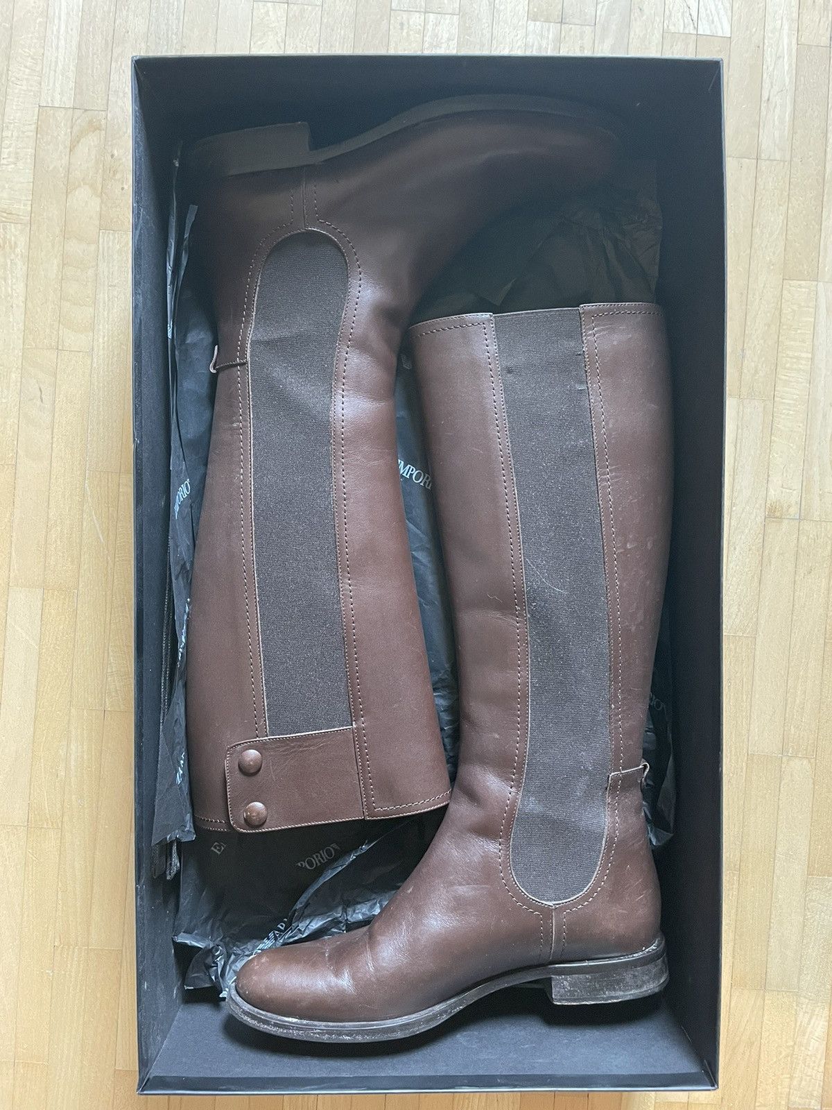 靴 90s archive emporio armani sidegore boot 90s archive emporio armani sidegore boot - メルカリ