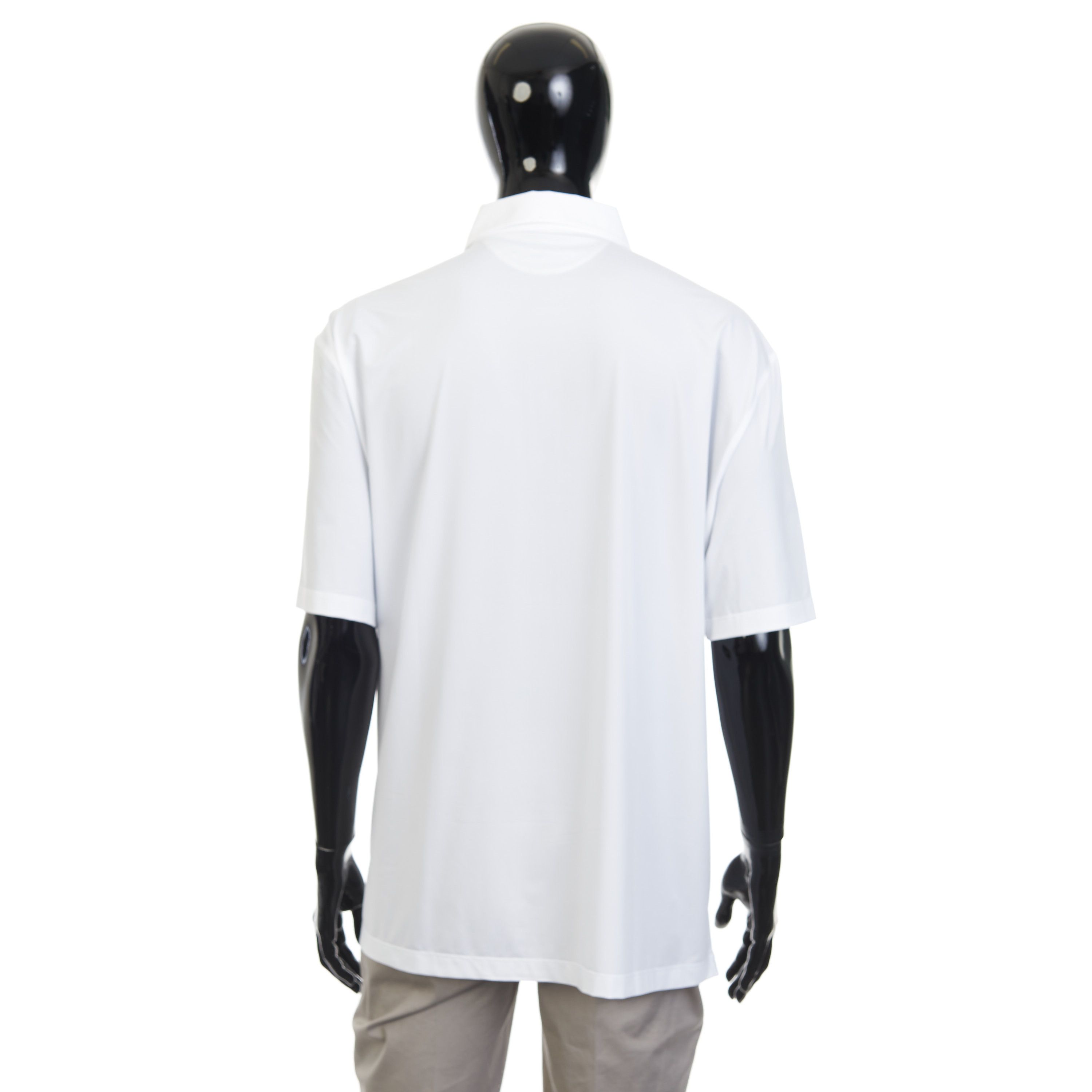Brunello Cucinelli White Comfort Nylon Polo Shirt - Logo Size 4XL Size US XXL / EU 58 / 5 - 5 Thumbnail