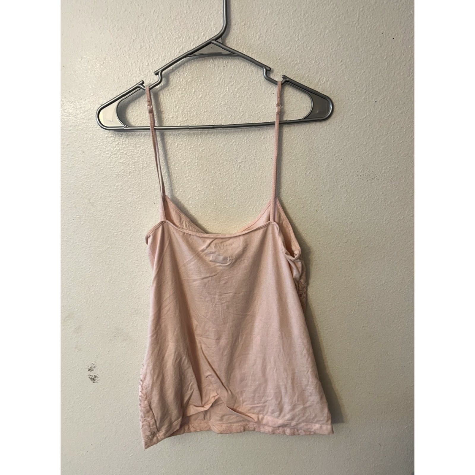 Aeropostale VINTAGE Aeropostale Pink Lace Favorite Cami Tank Top Women Adult Large Lace Straps 90s Theme Tanktop Womens Size L / US 10 / IT 46 - 3 Thumbnail