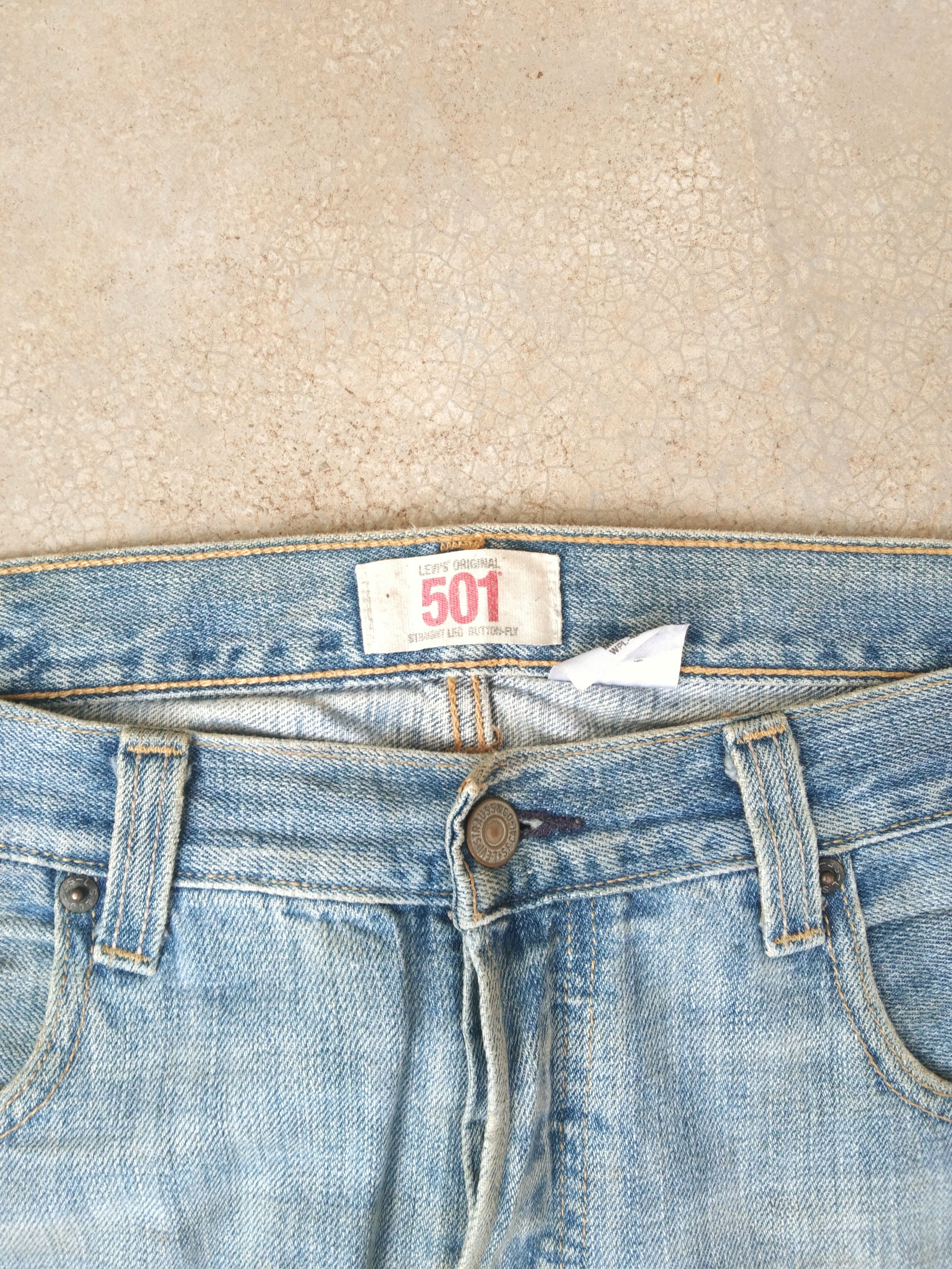 Levi's Vintage Levi's 501 Straight Leg Dirty Distressed Jeans 34x36 Size US 34 / EU 50 - 6 Thumbnail