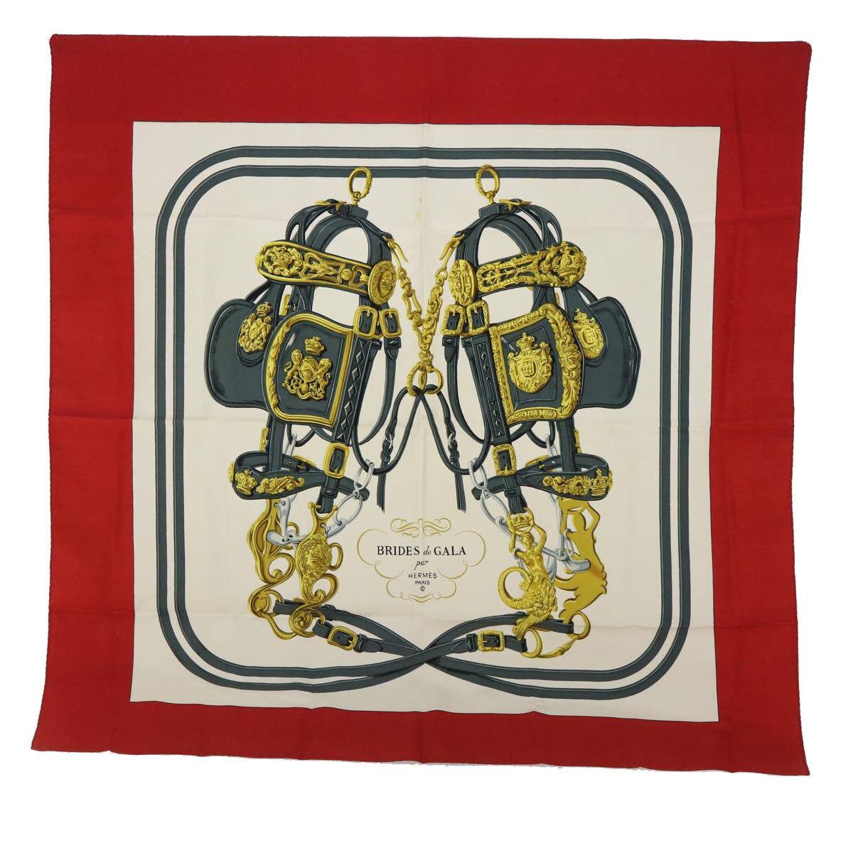 image of Hermes Carre 90 Scarves in Black, Women's