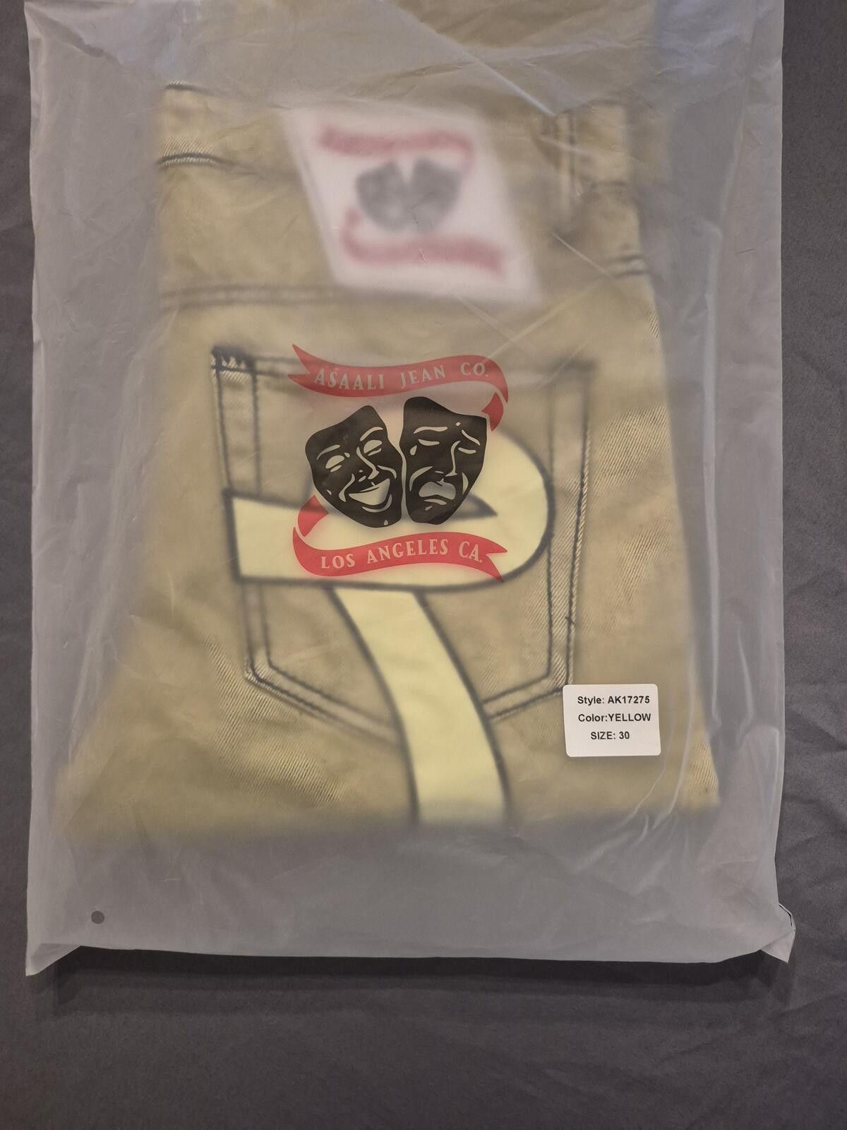 Asaali Asaali Yellow Cartel Denim Jeans Size 30 MSRP $350 Size US 30 / EU 46 - 3 Thumbnail