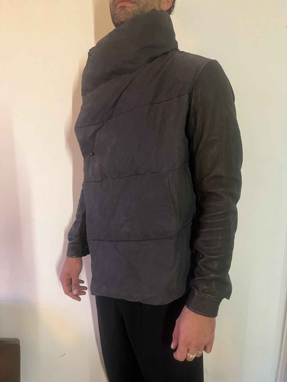Isaac Sellam Experience Isaac Sellam experience puffer jacket with leather sleeves Size US L / EU 52-54 / 3 - 2 Thumbnail