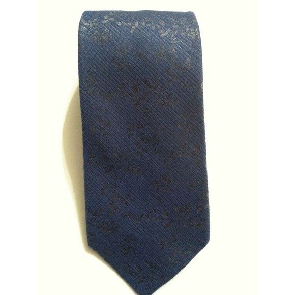 Calvin Klein CALVIN KLEIN MENS NEW BLUE 69%VISCOSE 31%SILK TIE WIDTH:3" Size ONE SIZE - 1 Thumbnail