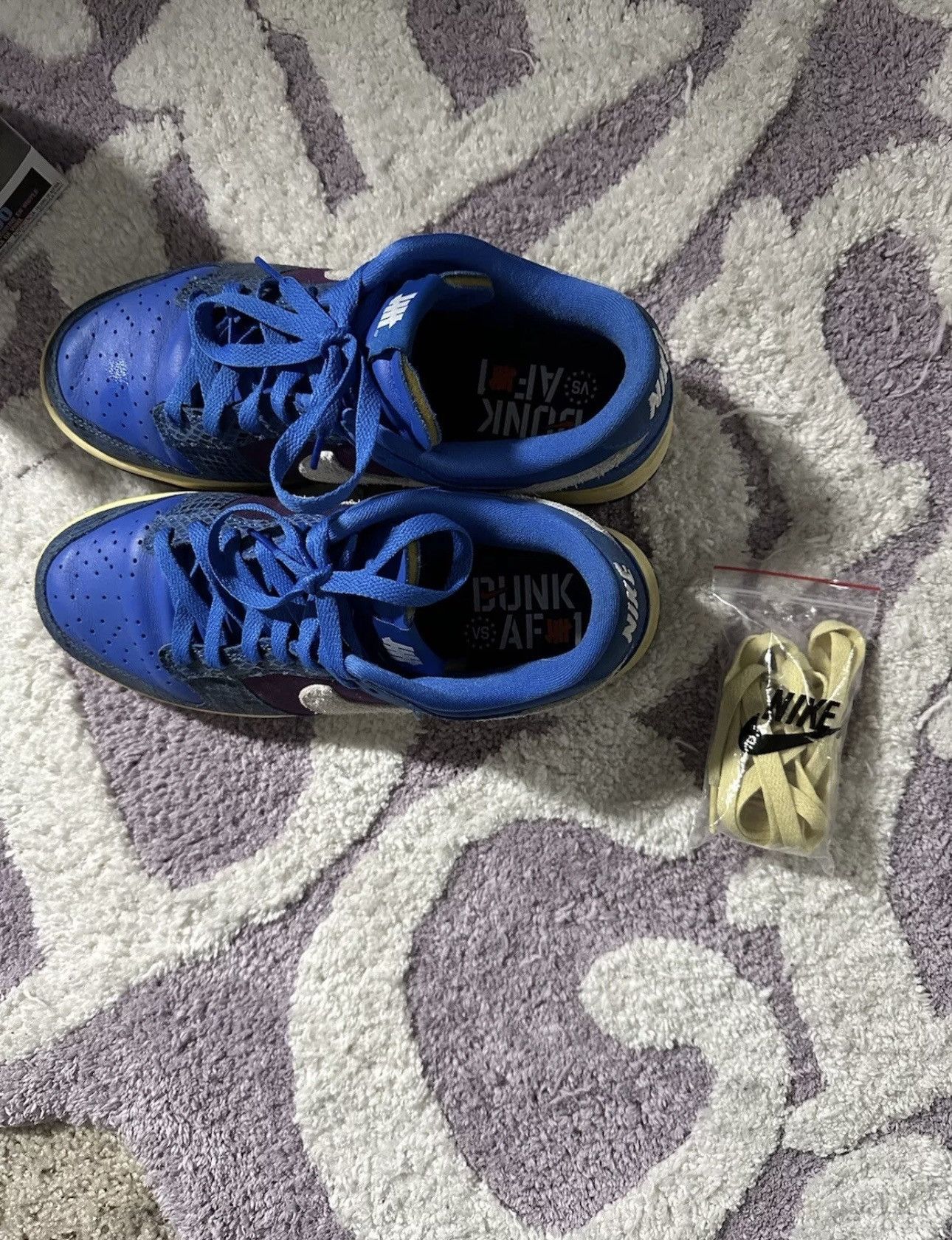 Undefeated × Vintage Nike Dunk LowUndefeated 5 On It Dunk vs. AF1 Size US 8.5 / EU 41-42 - 4 Thumbnail