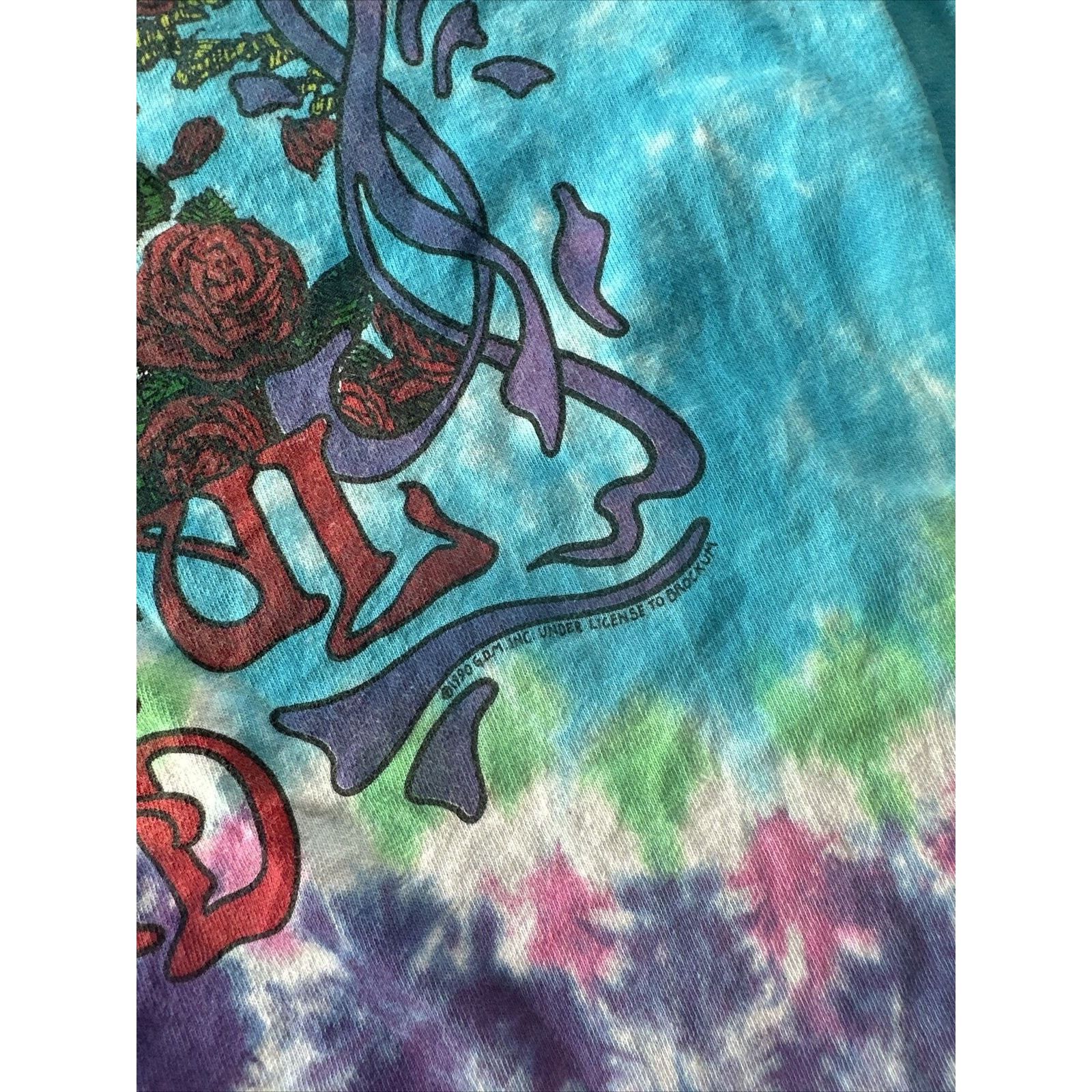 Grateful Dead 1990 - Grateful Dead Vintage Tie Dye Tee Liquid blue - XL Size US XL / EU 56 / 4 - 4 Thumbnail