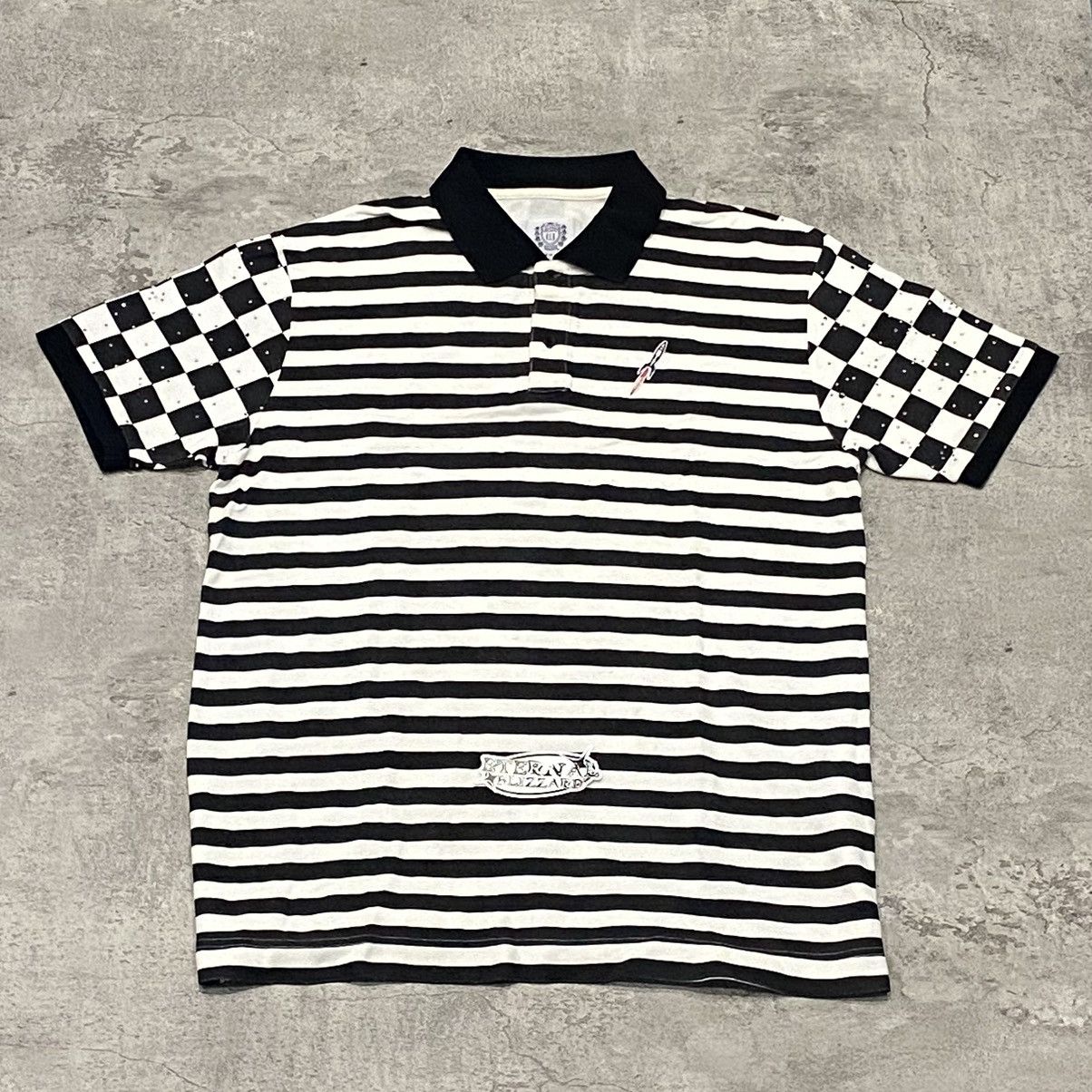 Billionaire Boys Club BBC Rocket Check Polo Size US L / EU 52-54 / 3 - 1 Thumbnail