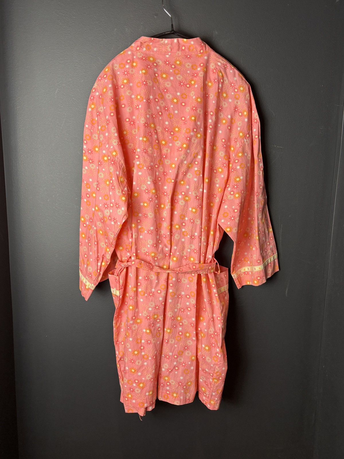 Vintage Vintage La Senza Robe Cotton Bath Robe Sleep Belted Womens Size L / US 10 / IT 46 - 6 Thumbnail