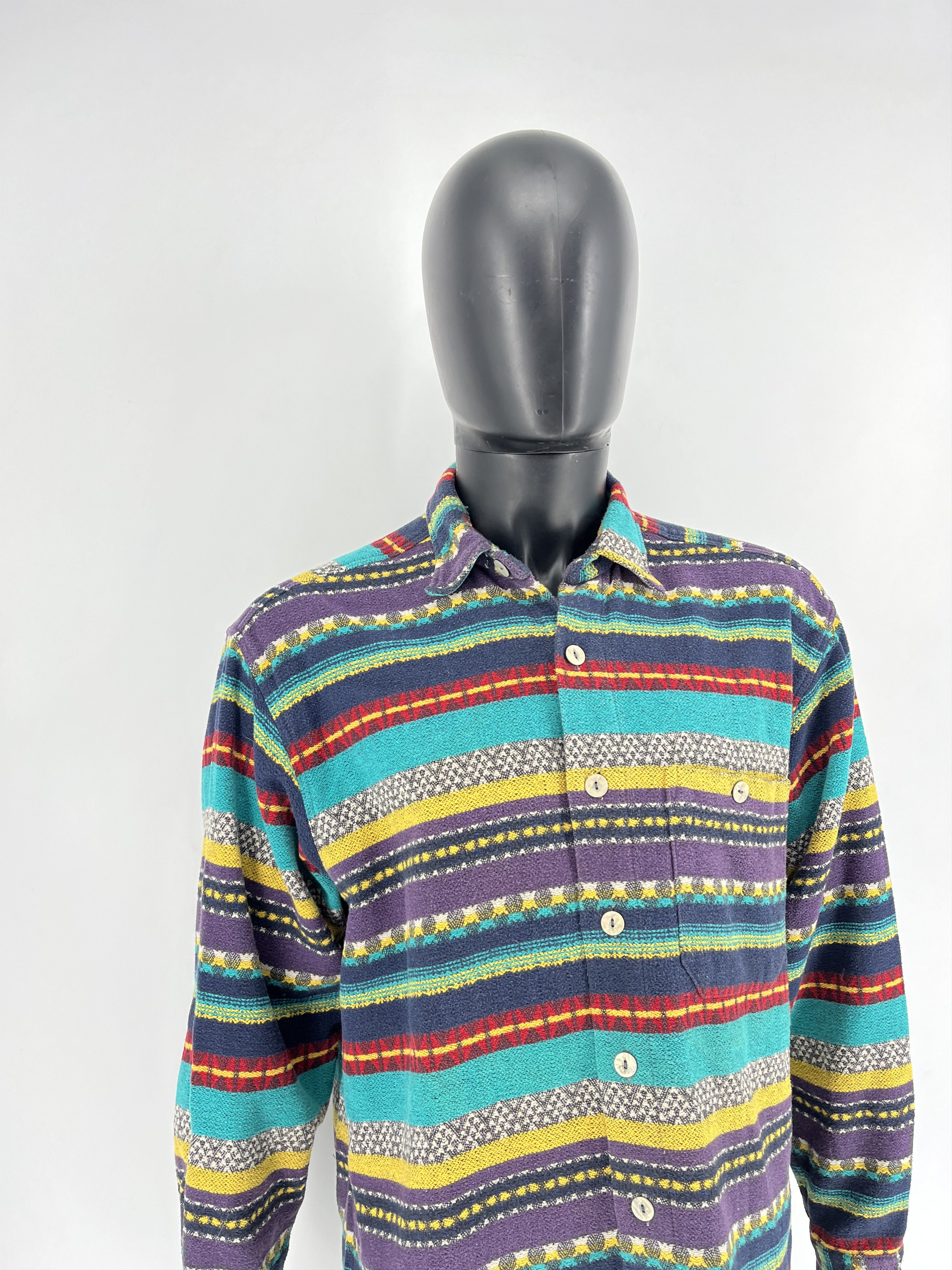 Japanese Brand × Vintage 💥RARE💥Vintage Toc Toc Very Еhick Flannel Coogi Style Size US L / EU 52-54 / 3 - 4 Thumbnail