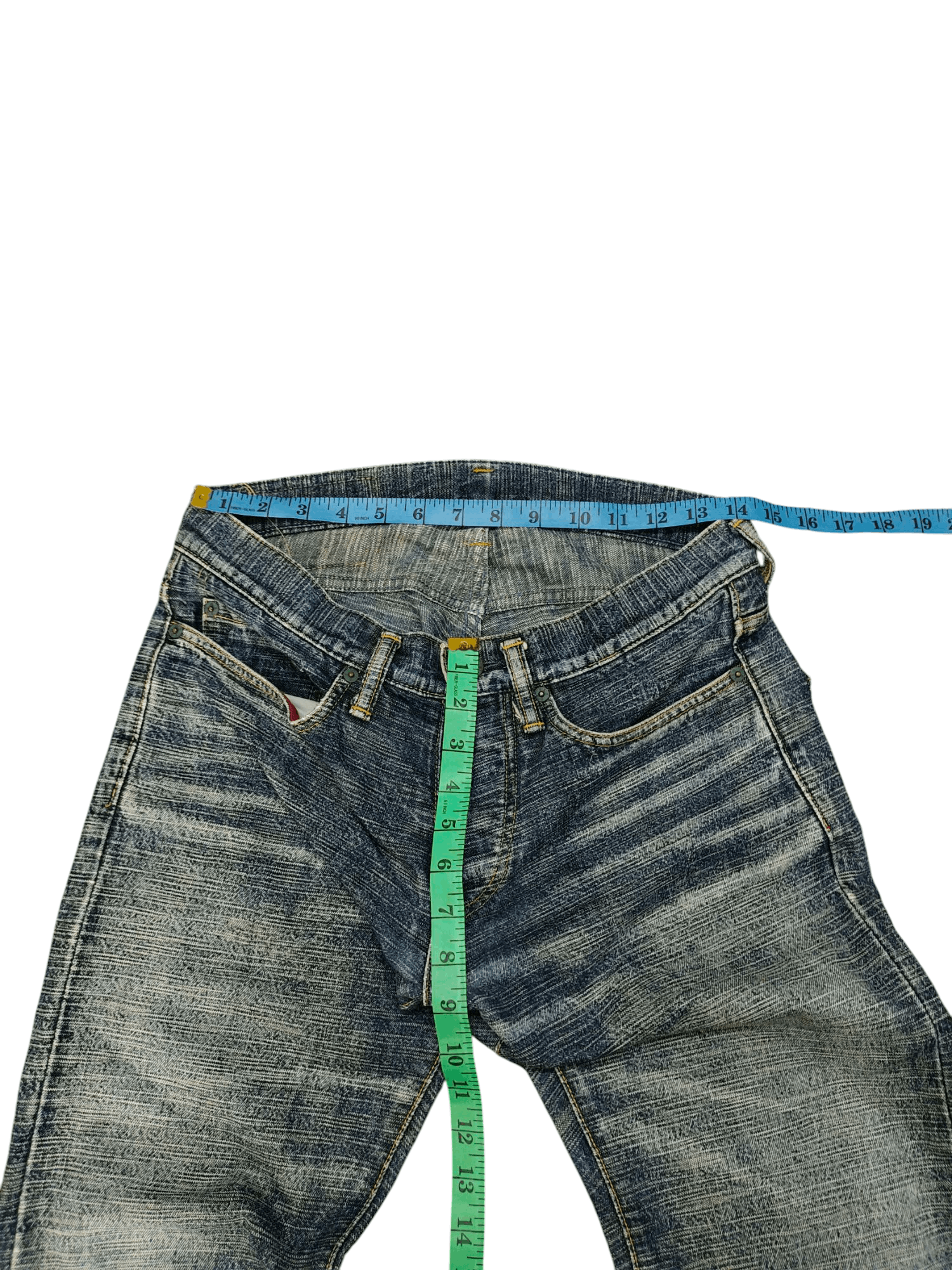 Hysteric Glamour × Undercover Vintage 90s Ku Raw Denim Japan Clawmark Slubby Denim Jeans Size US 29 - 15 Thumbnail
