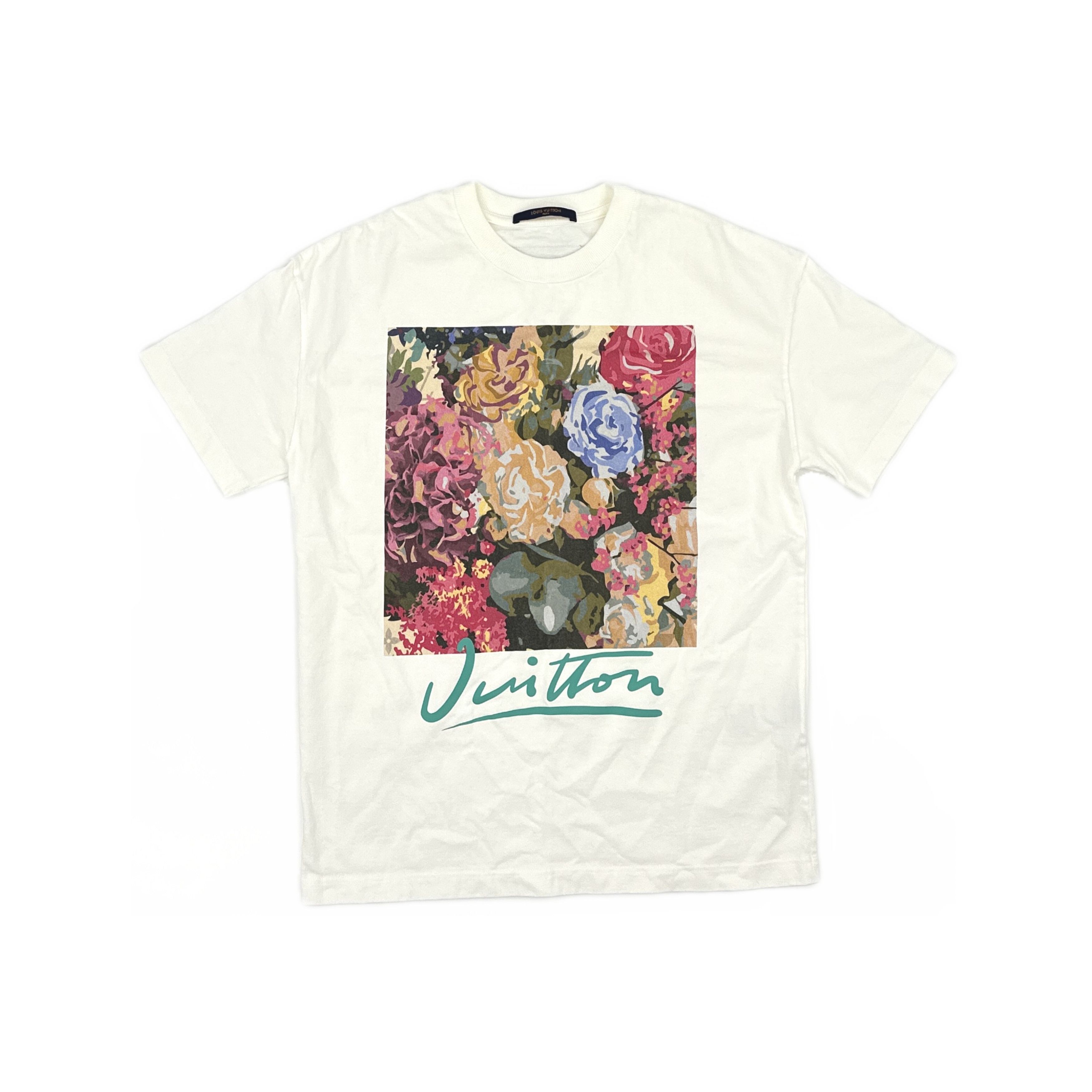 Louis Vuitton Louis Vuitton Floral Graphic Print T-Shirt XS Size US XS / EU 42 / 0 - 1 Thumbnail