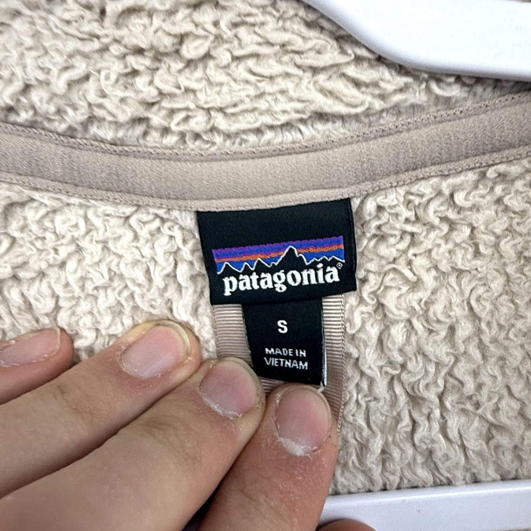 Patagonia PATAGONIA Los Gatos Womens JACKET Small Beige PULLOVER 1/4 ZIP Fleece Size S / US 4 / IT 40 - 3 Thumbnail