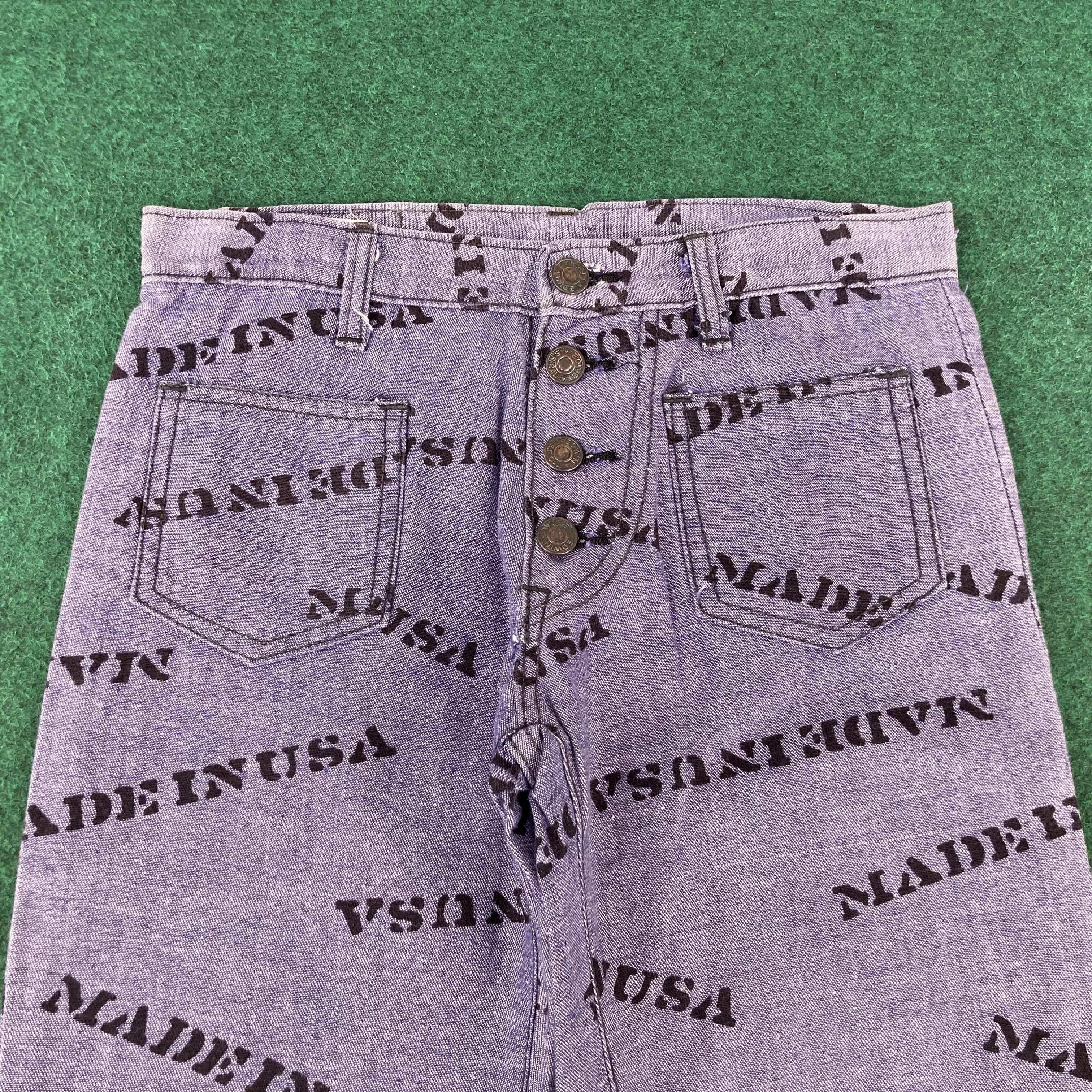 Edwin 26x29 Vintage Edwin Denim 70s Bootcut Wide Flared Jeans Size US 26 / EU 42 - 3 Thumbnail