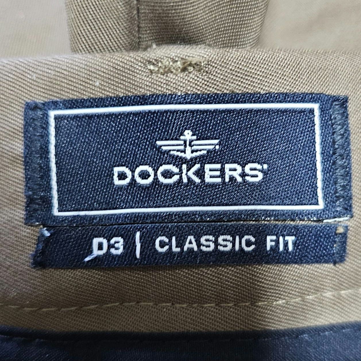Dockers Men's Dockers D3 Classic Fit Flat Camel Chino Pants 34X 29 Size US 34 / EU 50 - 3 Thumbnail