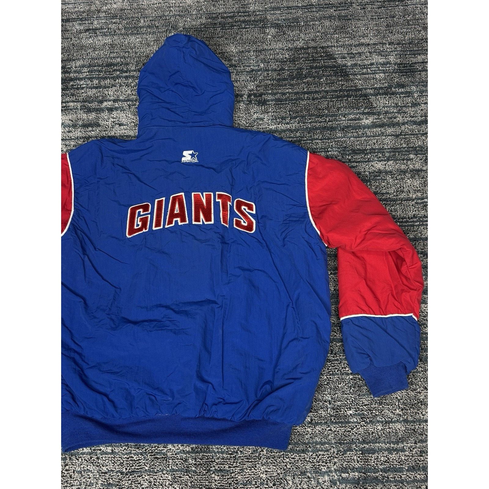 Starter New York Giants 1990s Vintage NFL Satin Starter SZ XL Size US XL / EU 56 / 4 - 6 Thumbnail