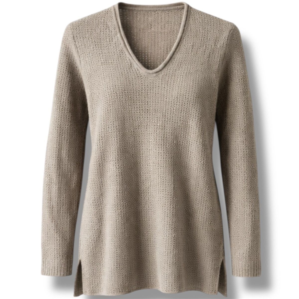 Fedeli FEDELI MADE IN ITALY CASHMERE WOMEN LONG SWEATER SIZE 38 Size XS / US 0-2 / IT 36-38 - 1 Thumbnail
