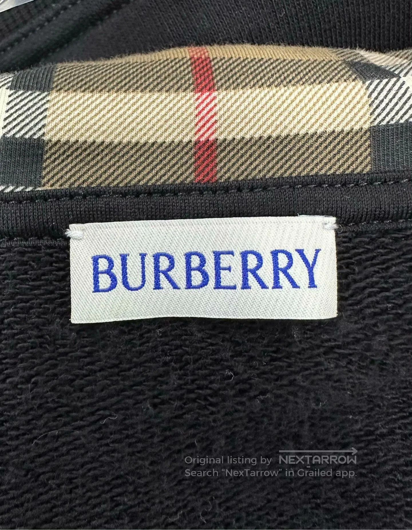 Burberry Burberry Black Plaid Pocket Hooded Jacket. Size US M / EU 48-50 / 2 - 3 Thumbnail