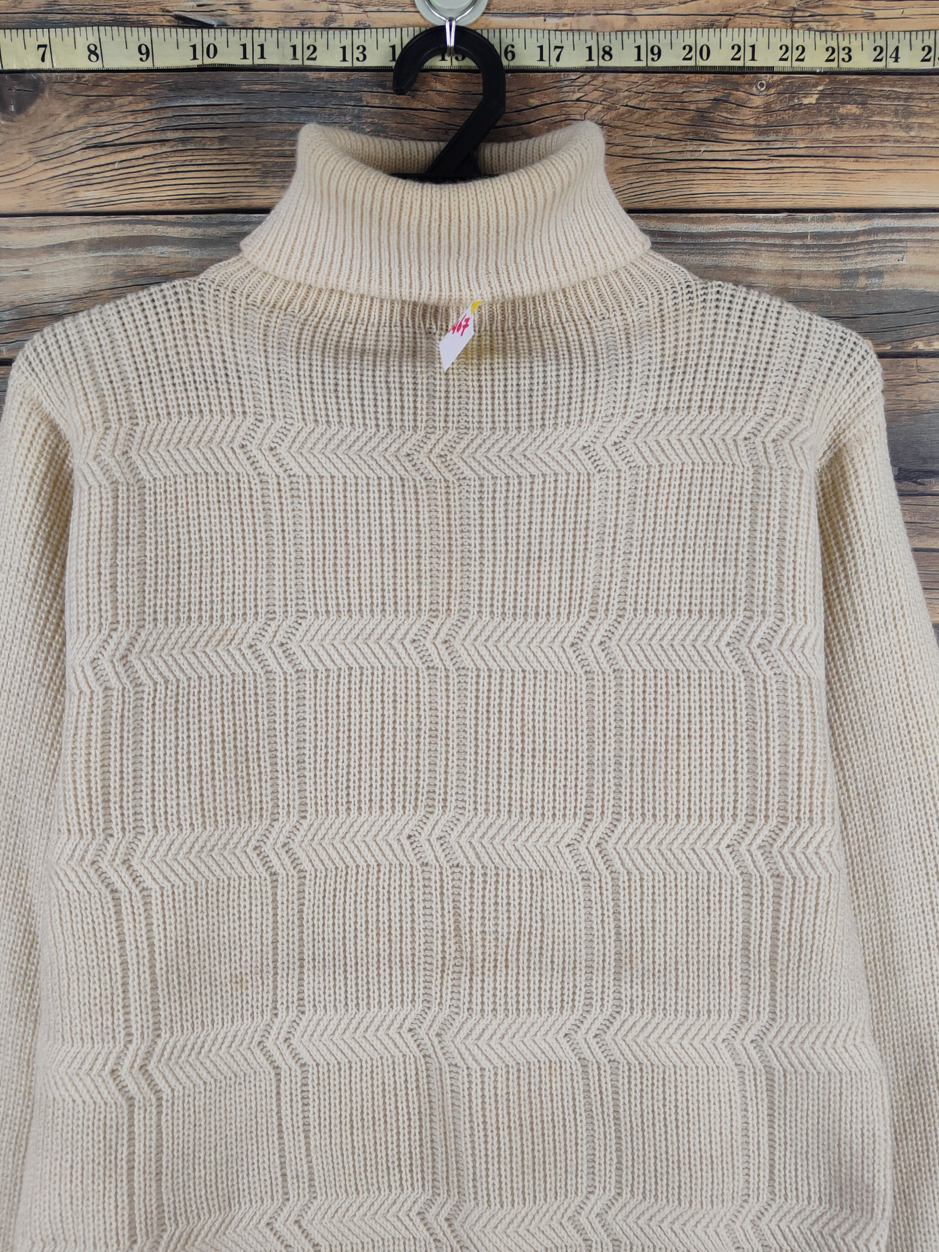 Homespun Knitwear × Japanese Brand × Vintage MatsuzaKaya japan vintage Cream Knitwear Sweatshirts#W1467 Size US S / EU 44-46 / 1 - 2 Thumbnail