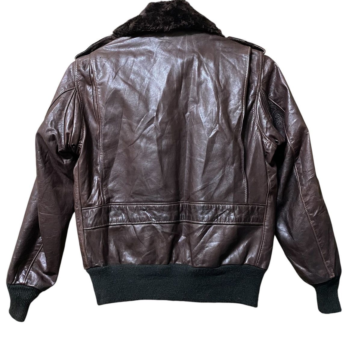 70s Schott USN G-1 Army leather Sportswear flight bomber