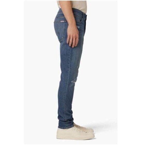 Hudson Hudson Mens Ace Med Wash Mid Rise Distressed Skinny Jeans Sz Size US 32 / EU 48 - 8 Thumbnail