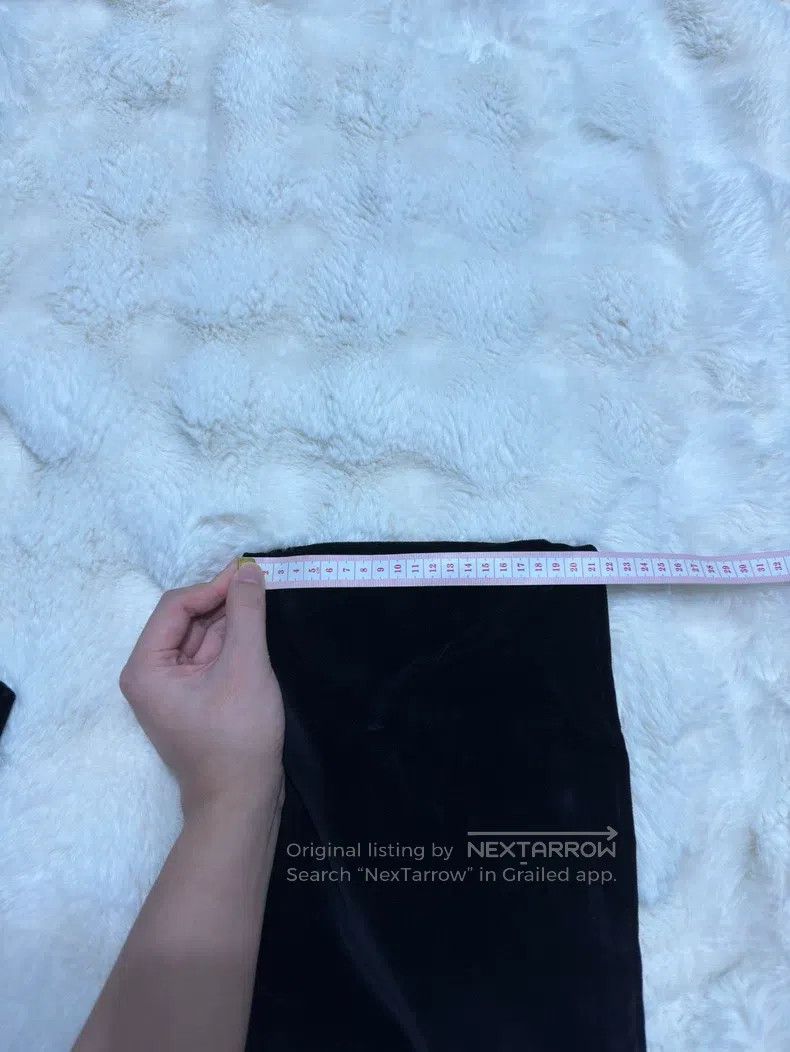 Saint Laurent Paris Saint Laurent Paris Ladies Velvet Trousers Pure Black Size 35" - 9 Thumbnail