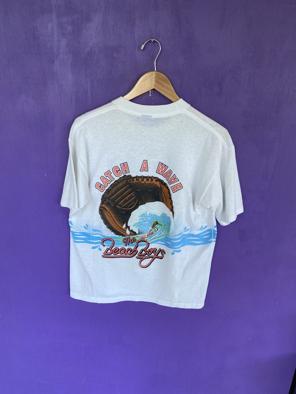 Band Tees Vintage 80s The beach boys baseball beach party tour tee Size US L / EU 52-54 / 3 - 2 Thumbnail