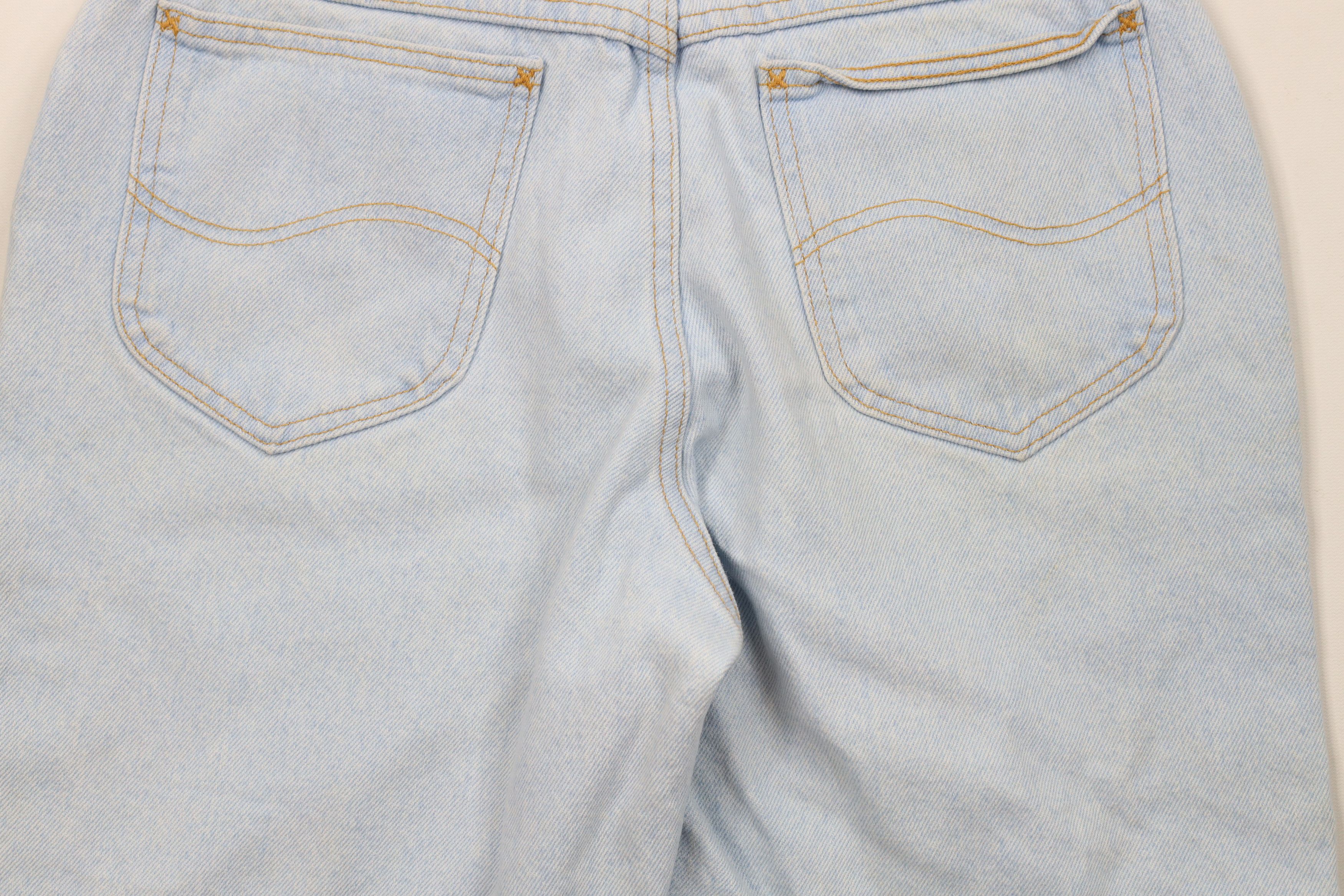 Lee × Vintage Vintage 90s Lee Above Knee Denim Jean Shorts Jorts Blue USA Size US 30 / EU 46 - 12 Thumbnail