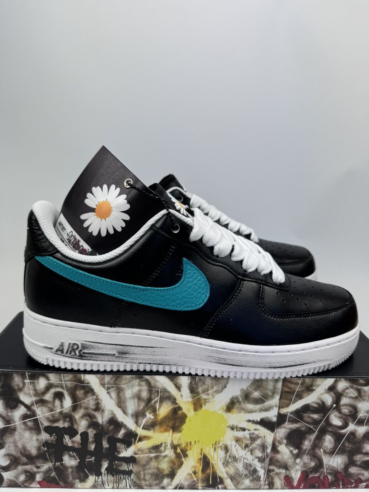 Nike AIR FORCE 1 ‘07 x PEACEMINUSONE G-DRAGON PARA NOISE SNEAKERS Size US 9.5 / EU 42-43 - 2 Thumbnail