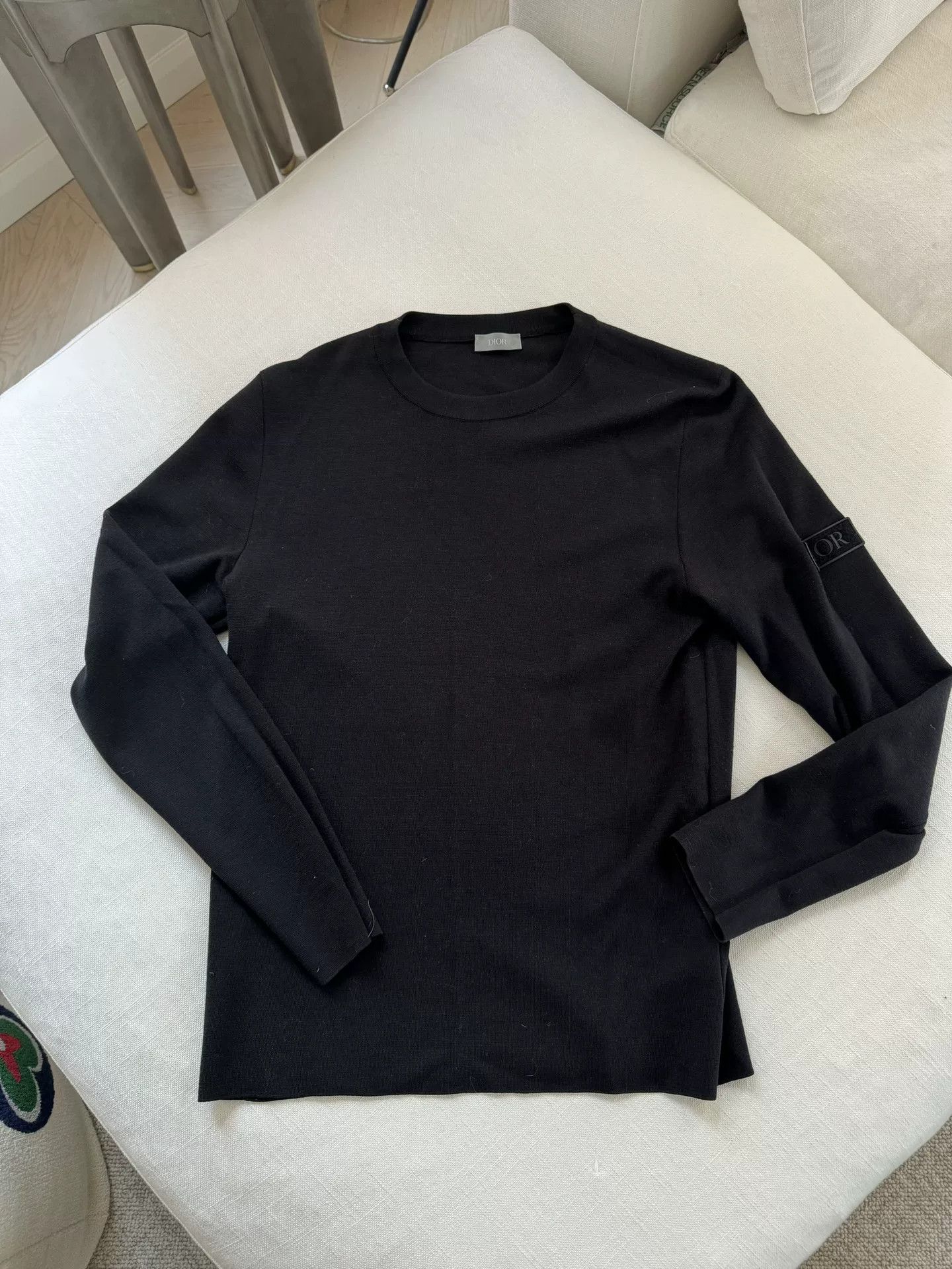 Dior Dior Black Cashmere Knit Sweater Size US L / EU 52-54 / 3 - 1 Thumbnail