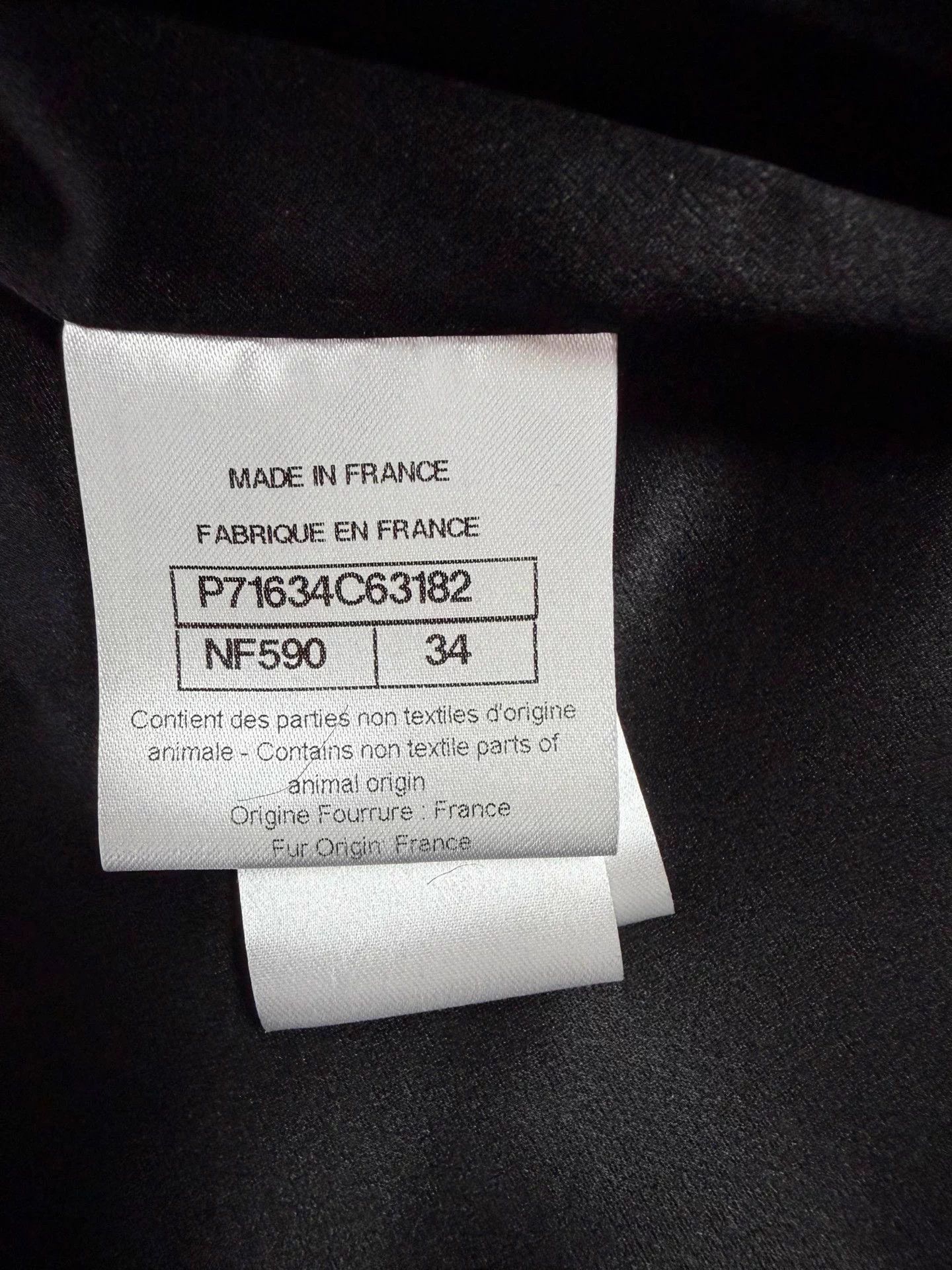 Chanel Chanel 21K Black Pink Colorblock 4-Pocket Fur Coat FR34 New Size XS / US 0-2 / IT 36-38 - 4 Thumbnail