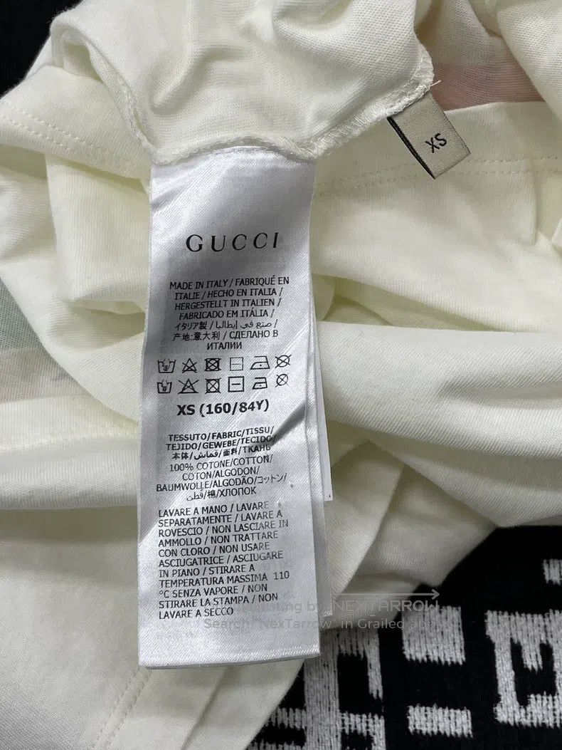 Gucci Gucci White star logo printed short-sleeved T-shirt Size XS / US 0-2 / IT 36-38 - 5 Thumbnail
