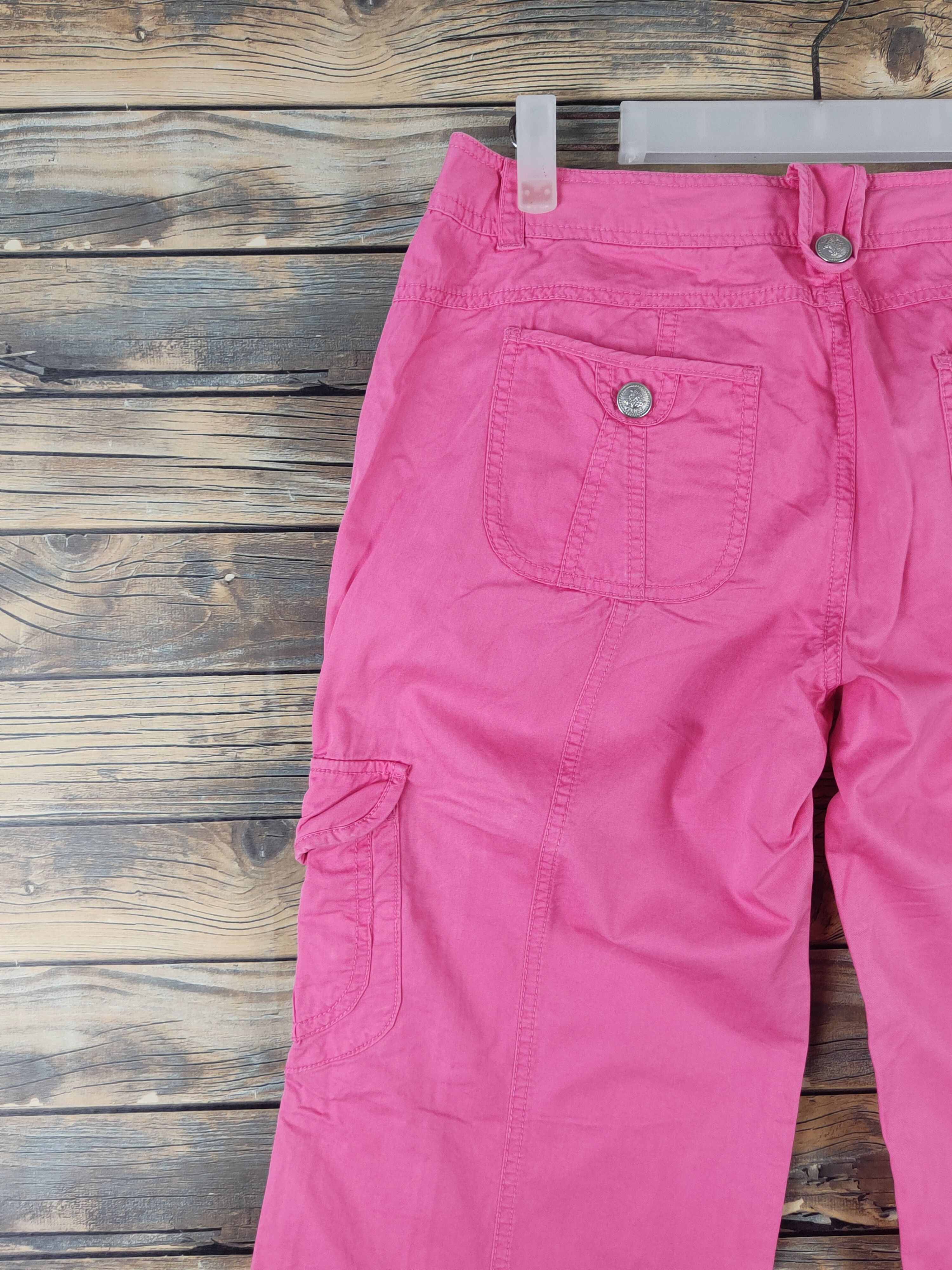 Japanese Brand DL Clride Pink Multipocket Tactical Cargo Pants #1364 Size 30" / US 8 / IT 44 - 8 Thumbnail