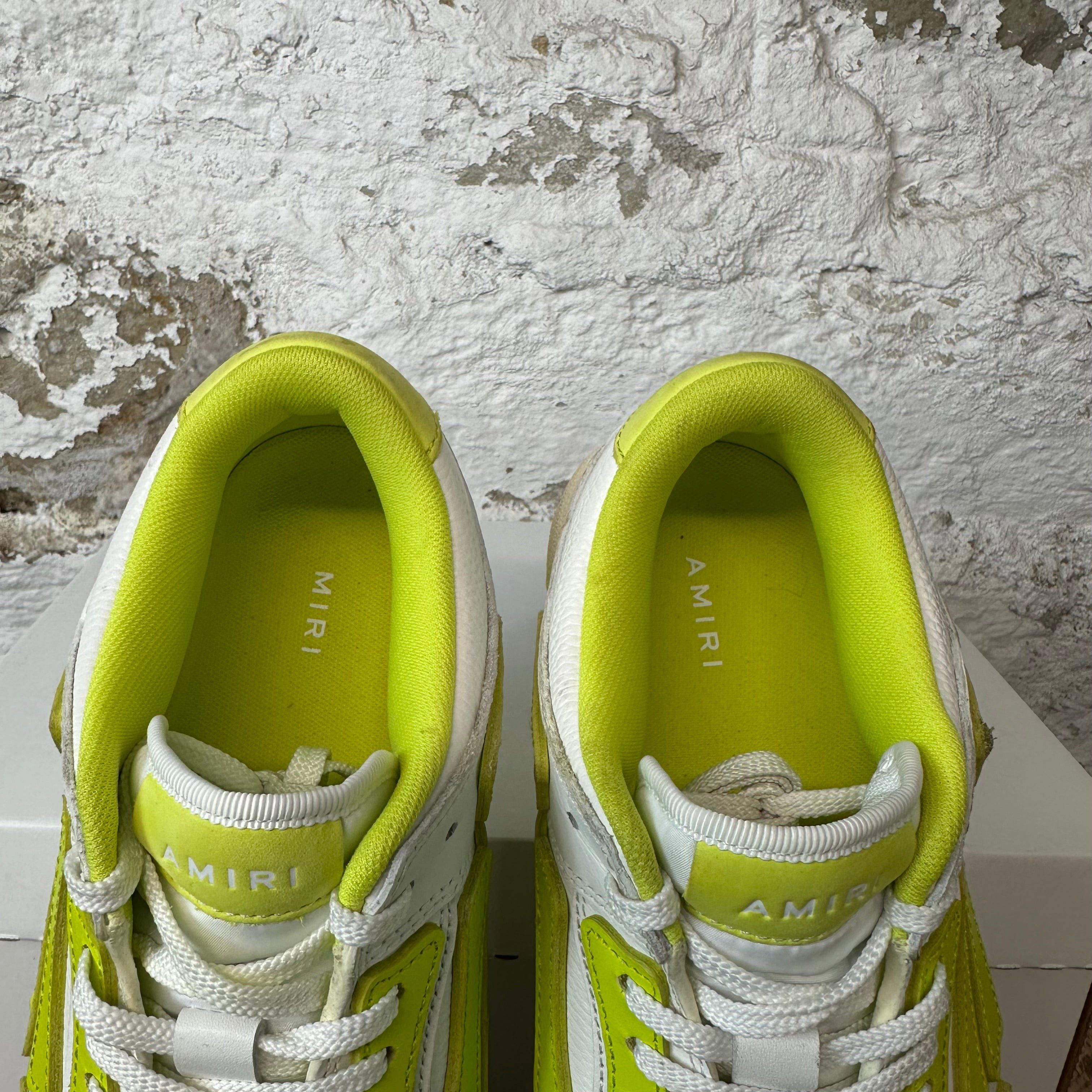 Amiri Amiri Yellow Skeleton White Sneaker Sz 10 (43) Size US 10 / EU 43 - 4 Thumbnail