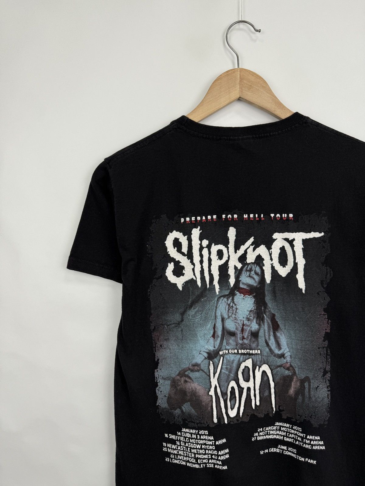 Slipknot 🇺🇸 Vintage Slipknot Korn Prepare For Hell Tour 2015 T-Shirt Size US M / EU 48-50 / 2 - 8 Thumbnail
