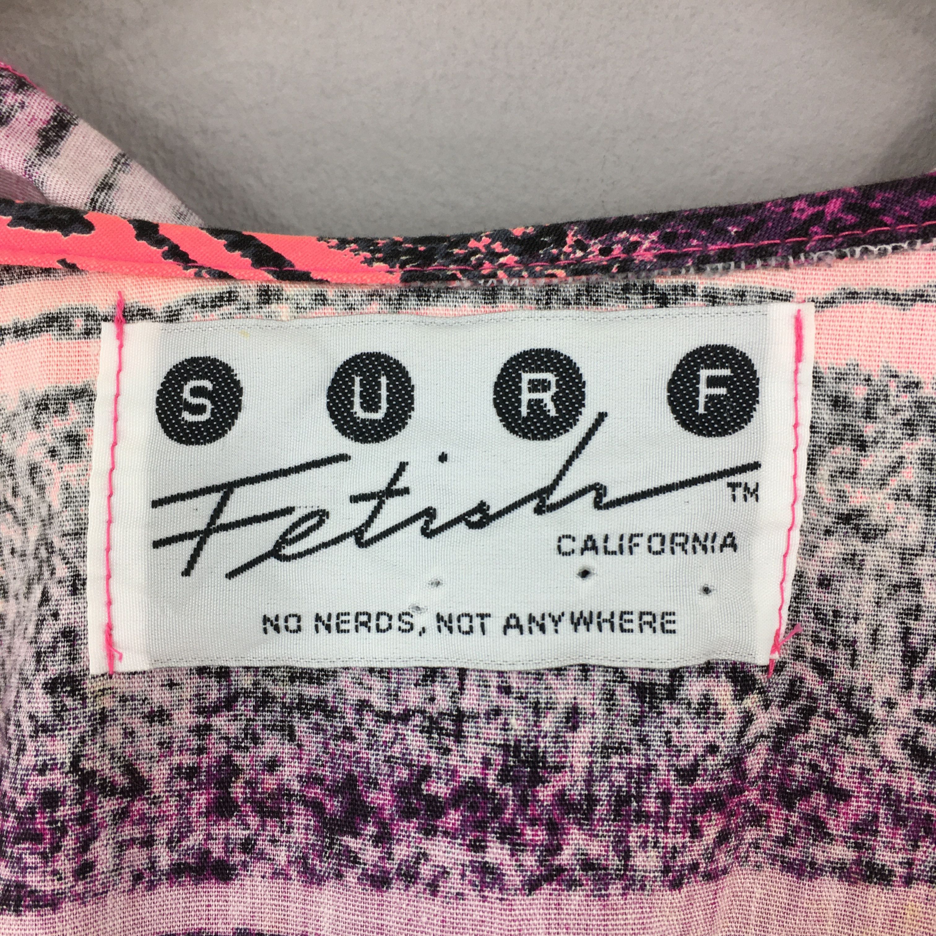 Other Vintage 90's Surf Fetish Hoodie Abstract Pattern Jacket Size US L / EU 52-54 / 3 - 7 Thumbnail
