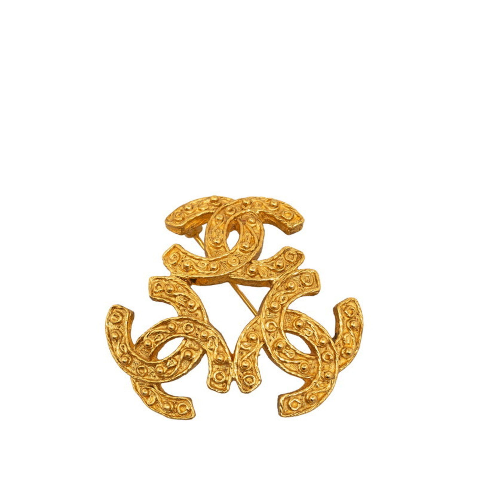Chanel Chanel Coco Mark brooch Size ONE SIZE - 1 Thumbnail