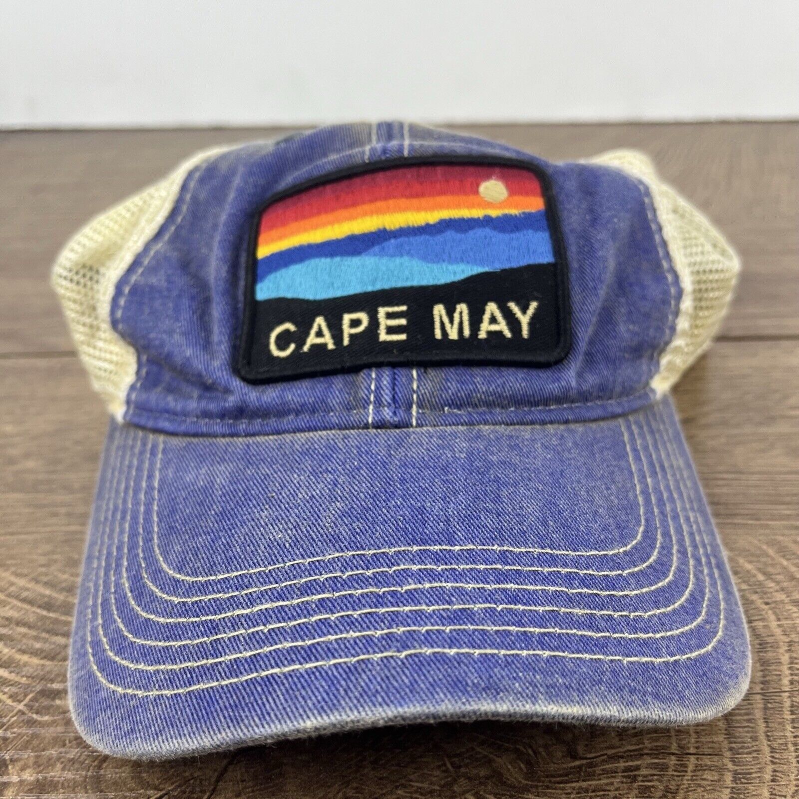 Other Cape May Hat New Jersey Snapback Hat Blue Adjustable Hat Blu Size ONE SIZE - 3 Thumbnail